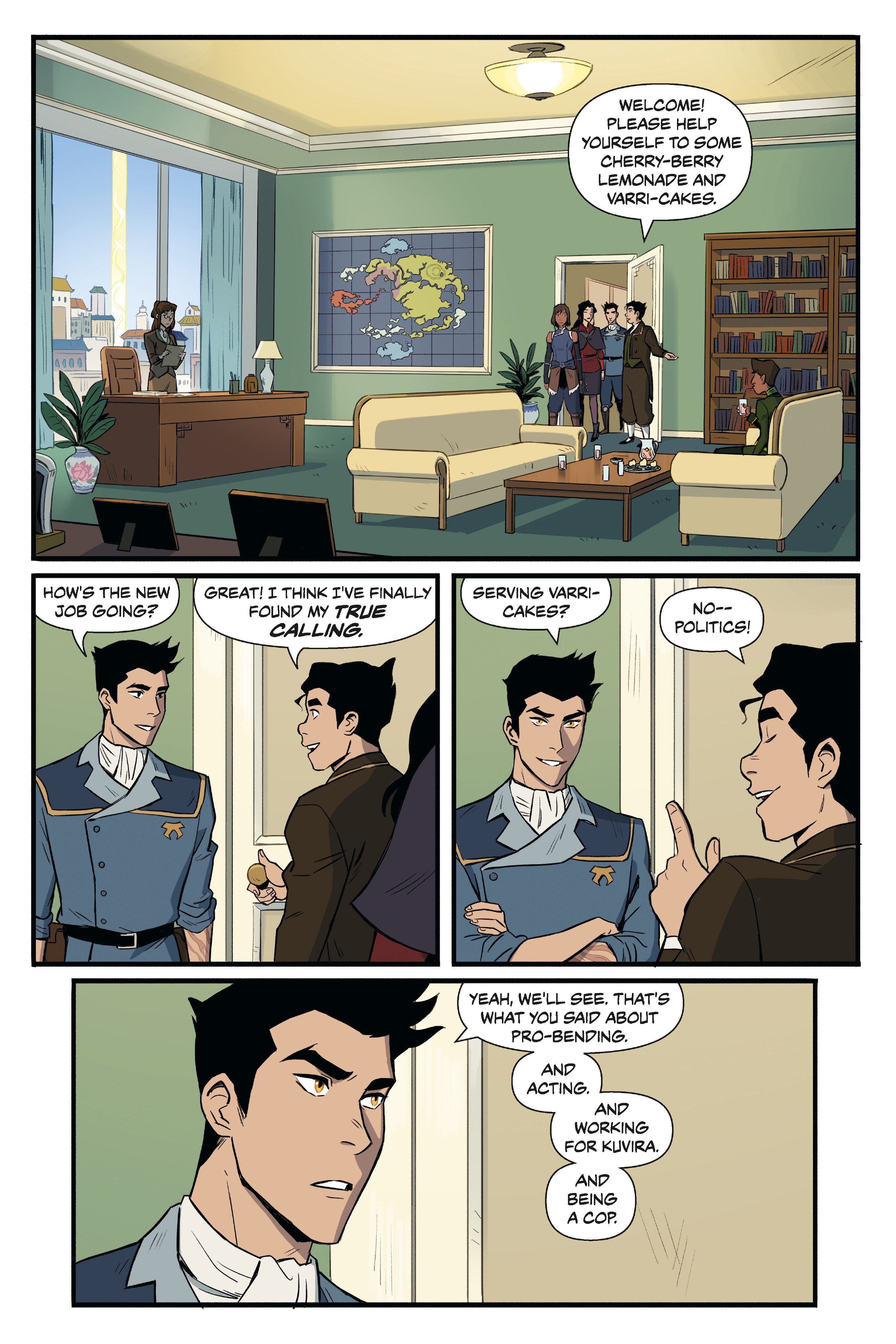Read online Nickelodeon The Legend of Korra: Ruins of the Empire comic -  Issue # TPB 1 - 23
