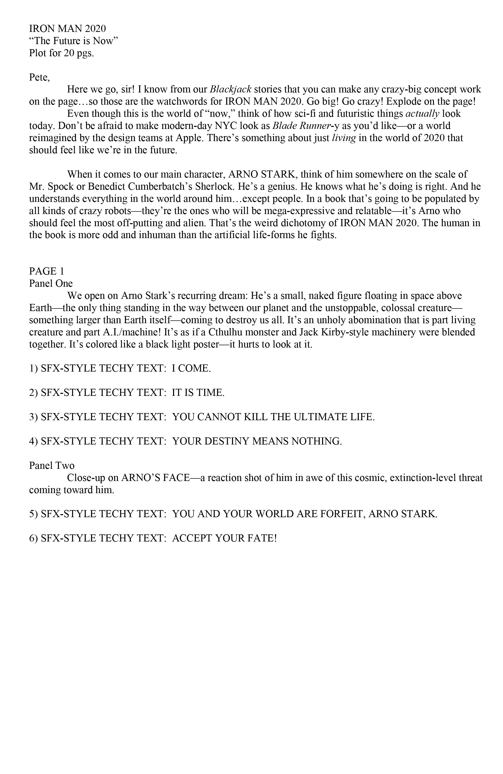 Read online Iron Man 2020 (2020) comic -  Issue # _Director's Cut - 39