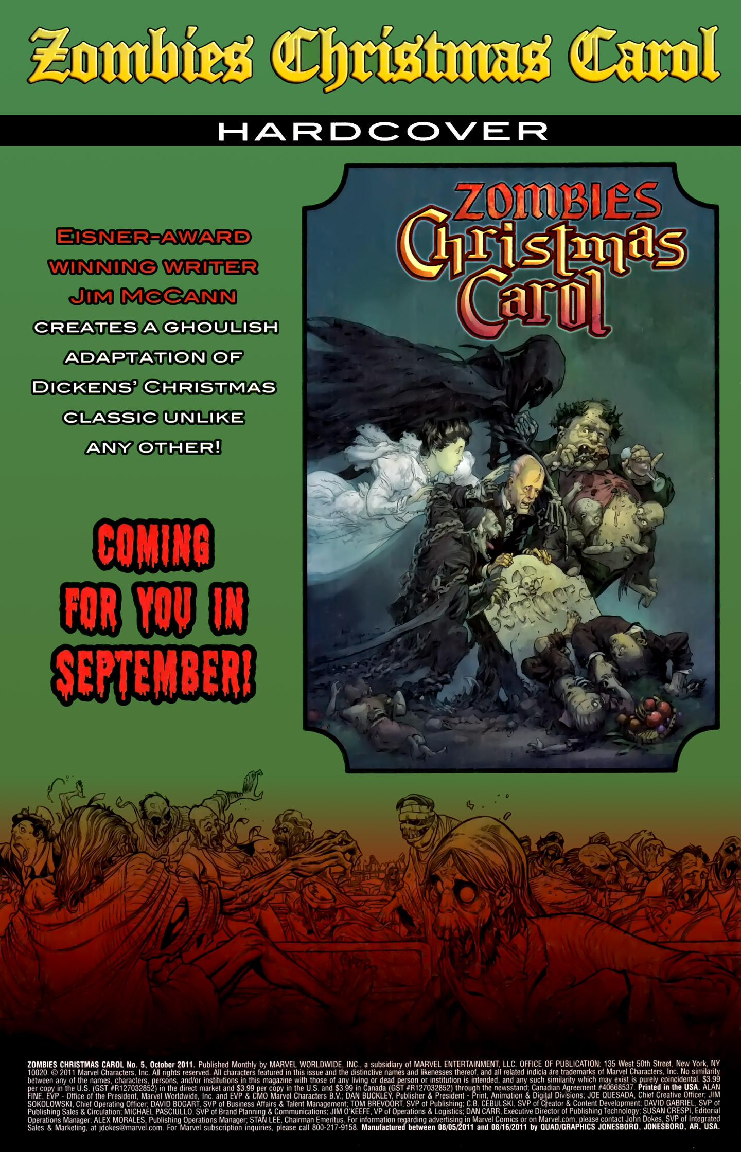 Read online Zombies Christmas Carol comic -  Issue #5 - 24