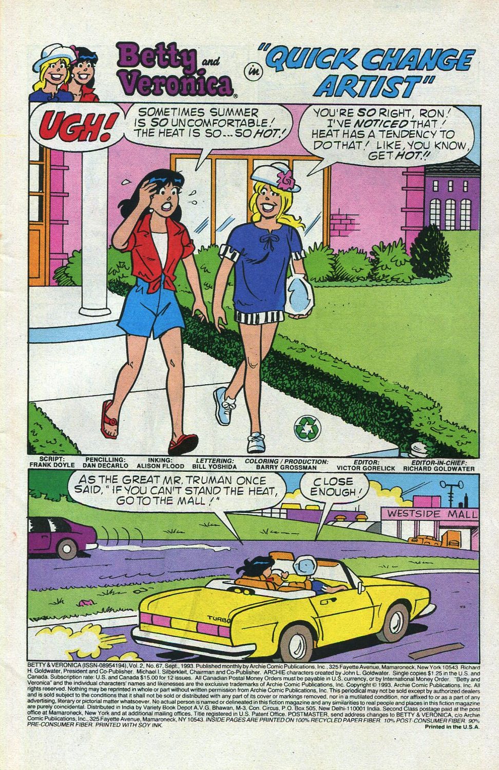 Read online Betty and Veronica (1987) comic -  Issue #67 - 3