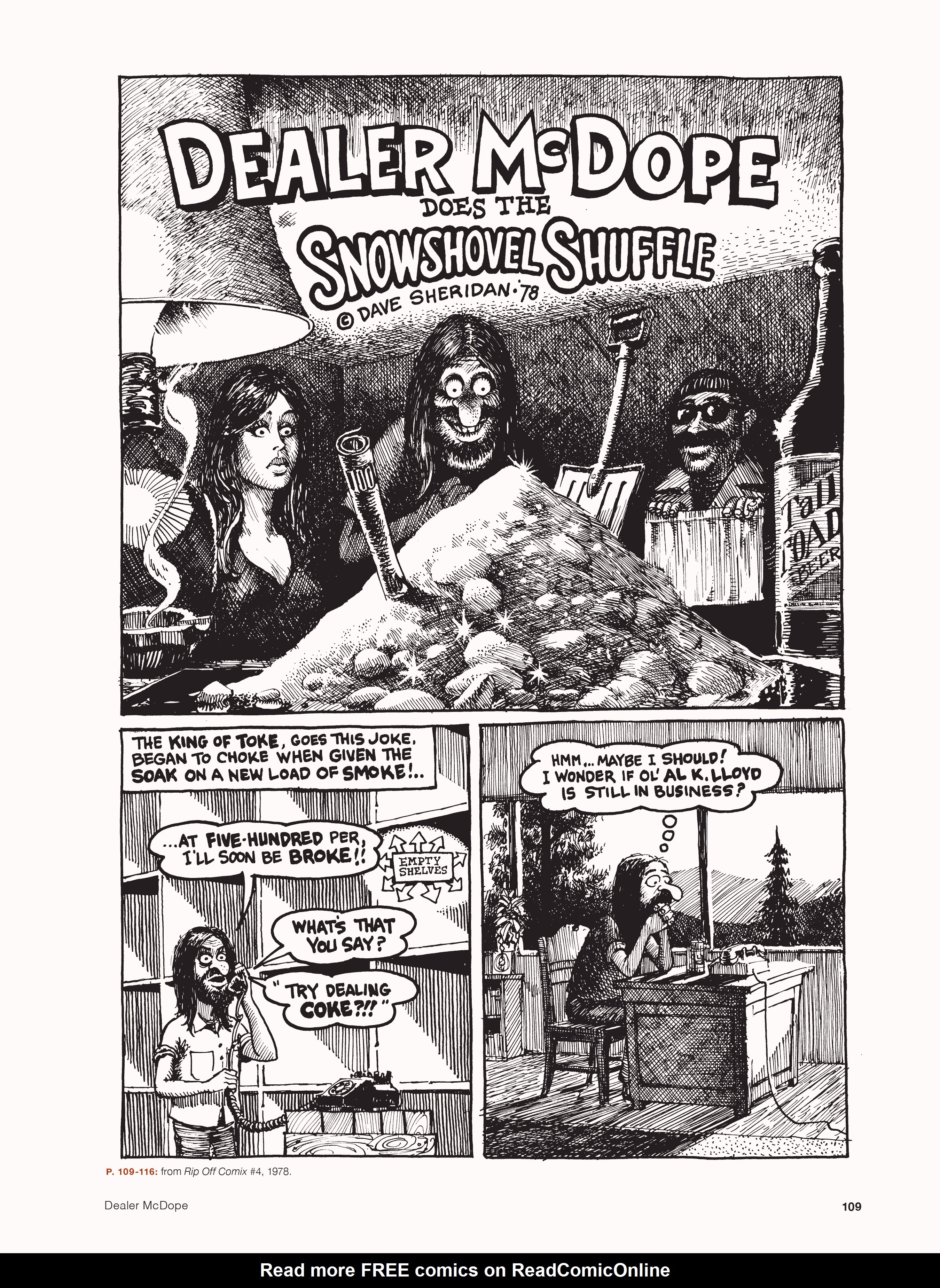 Read online Dave Sheridan: Life with Dealer McDope, the Leather Nun, and the Fabulous Furry Freak Brothers comic -  Issue # TPB (Part 2) - 21
