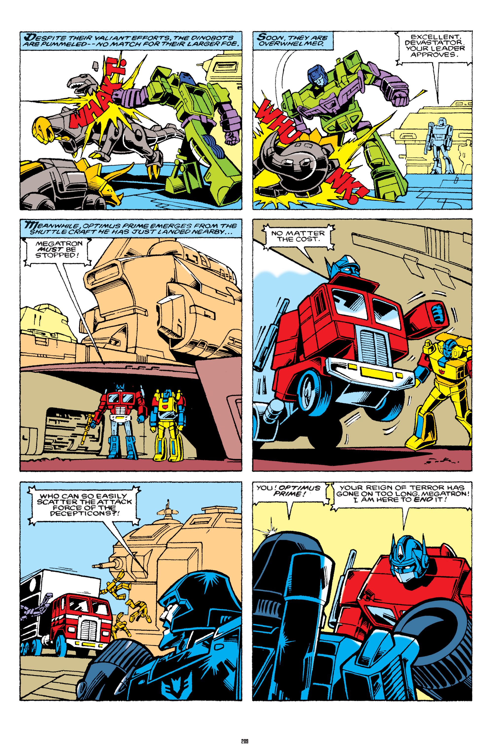 Read online The Transformers Classics comic -  Issue # TPB 7 - 208