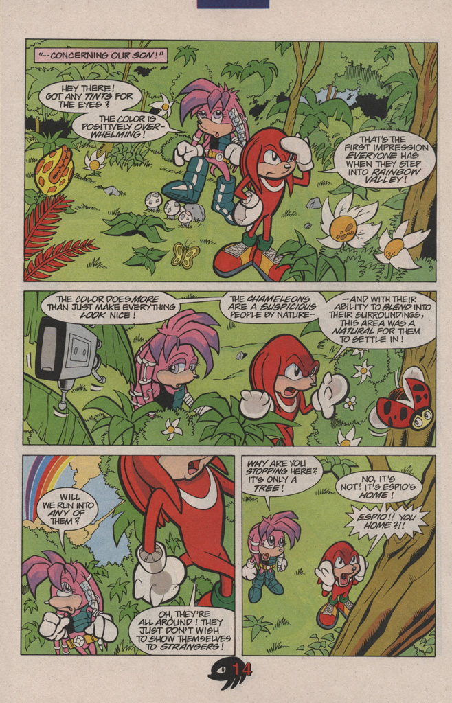 Read online Knuckles the Echidna comic -  Issue #7 - 22