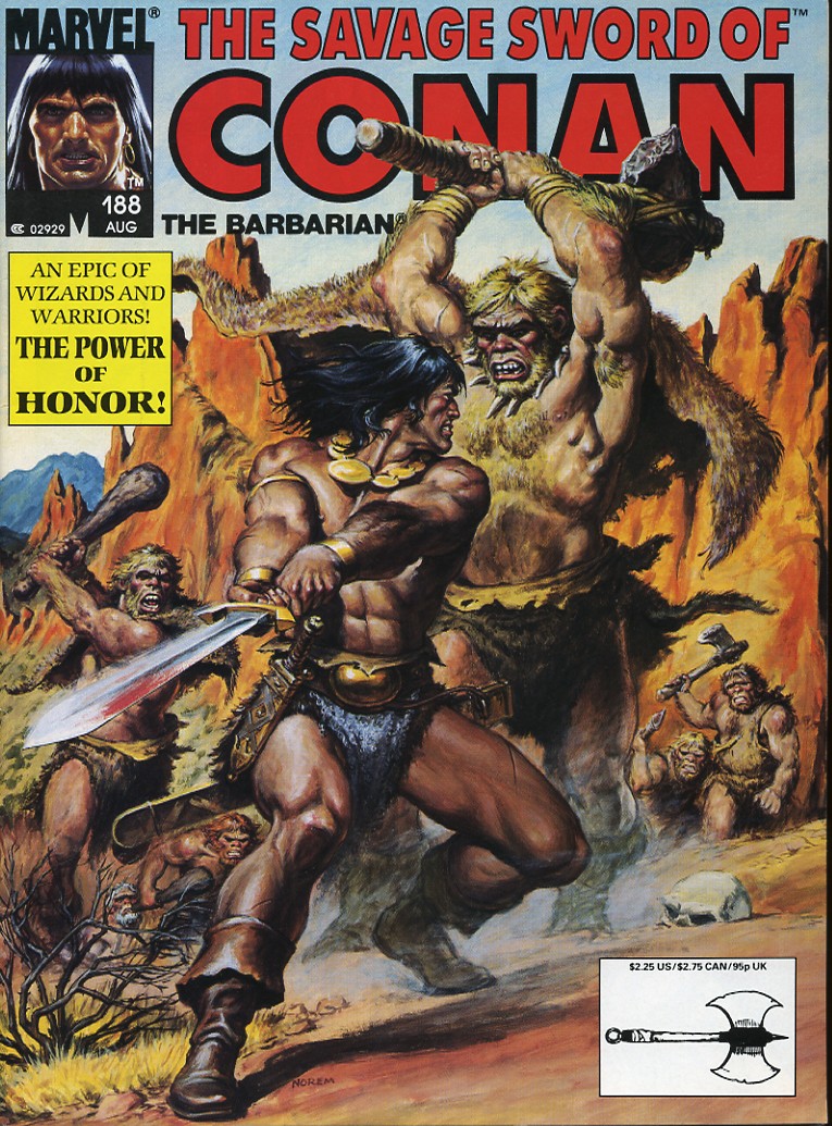 Read online The Savage Sword Of Conan comic -  Issue #188 - 1