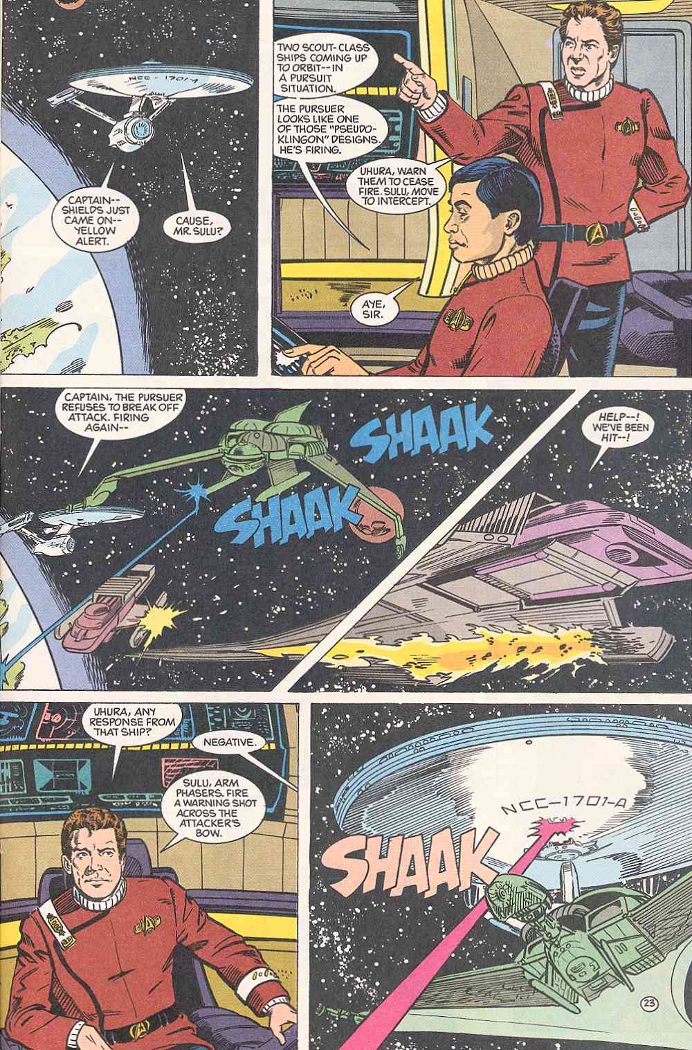 Read online Star Trek (1989) comic -  Issue #22 - 23