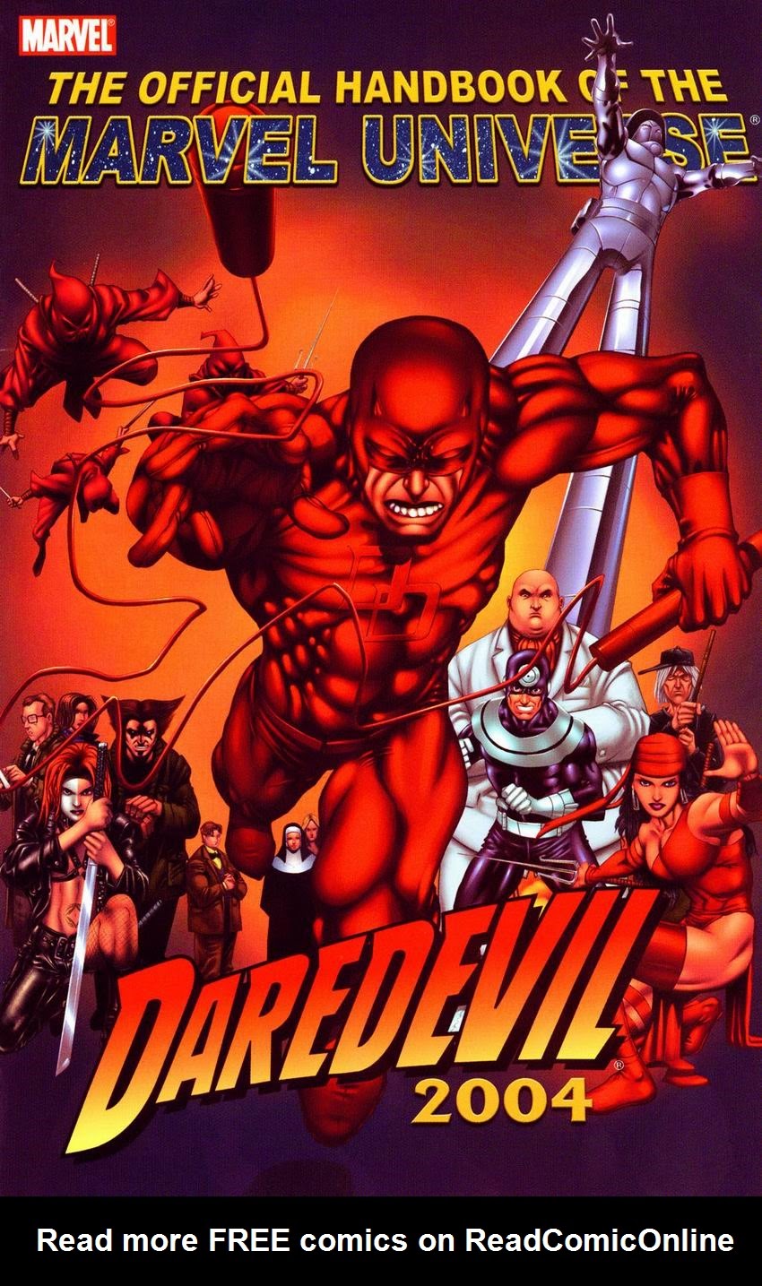 Read online Official Handbook of the Marvel Universe: Daredevil 2004 comic -  Issue # Full - 1