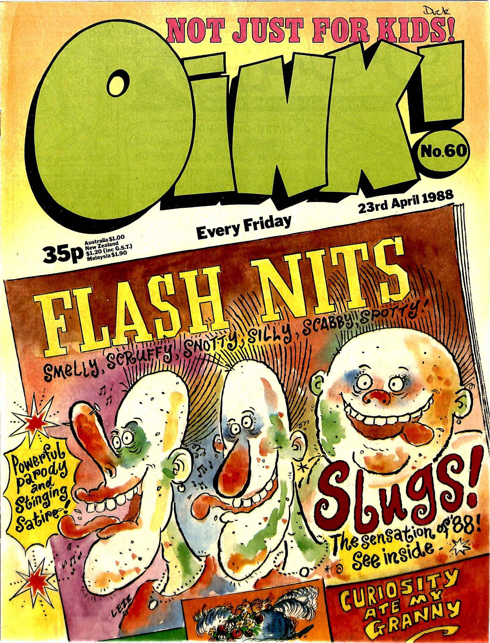 Read online Oink! comic -  Issue #60 - 1