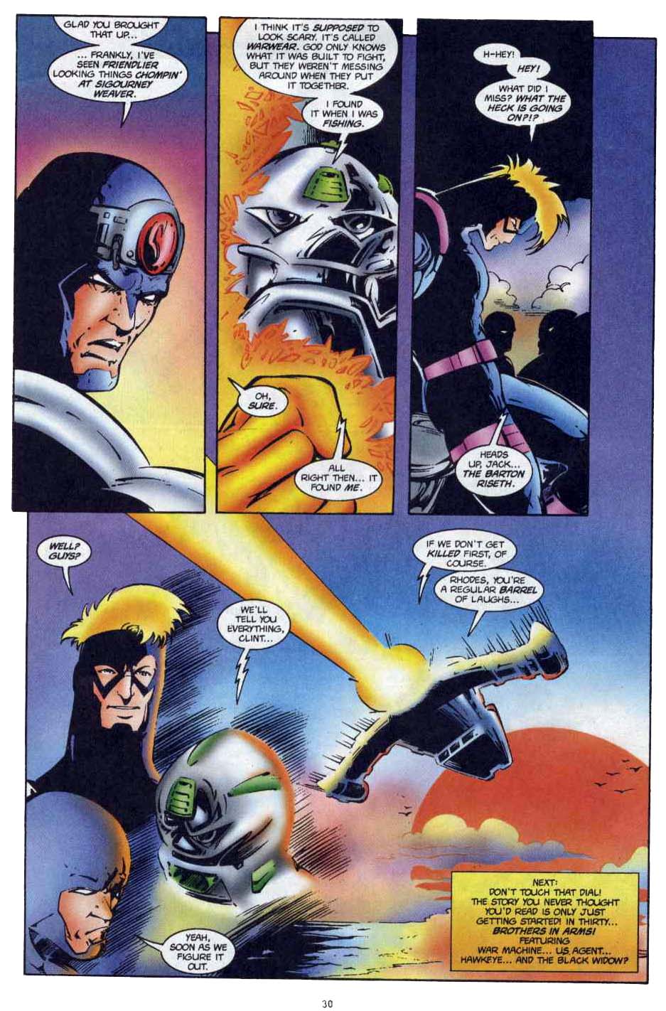 Read online War Machine (1994) comic -  Issue #20 - 23