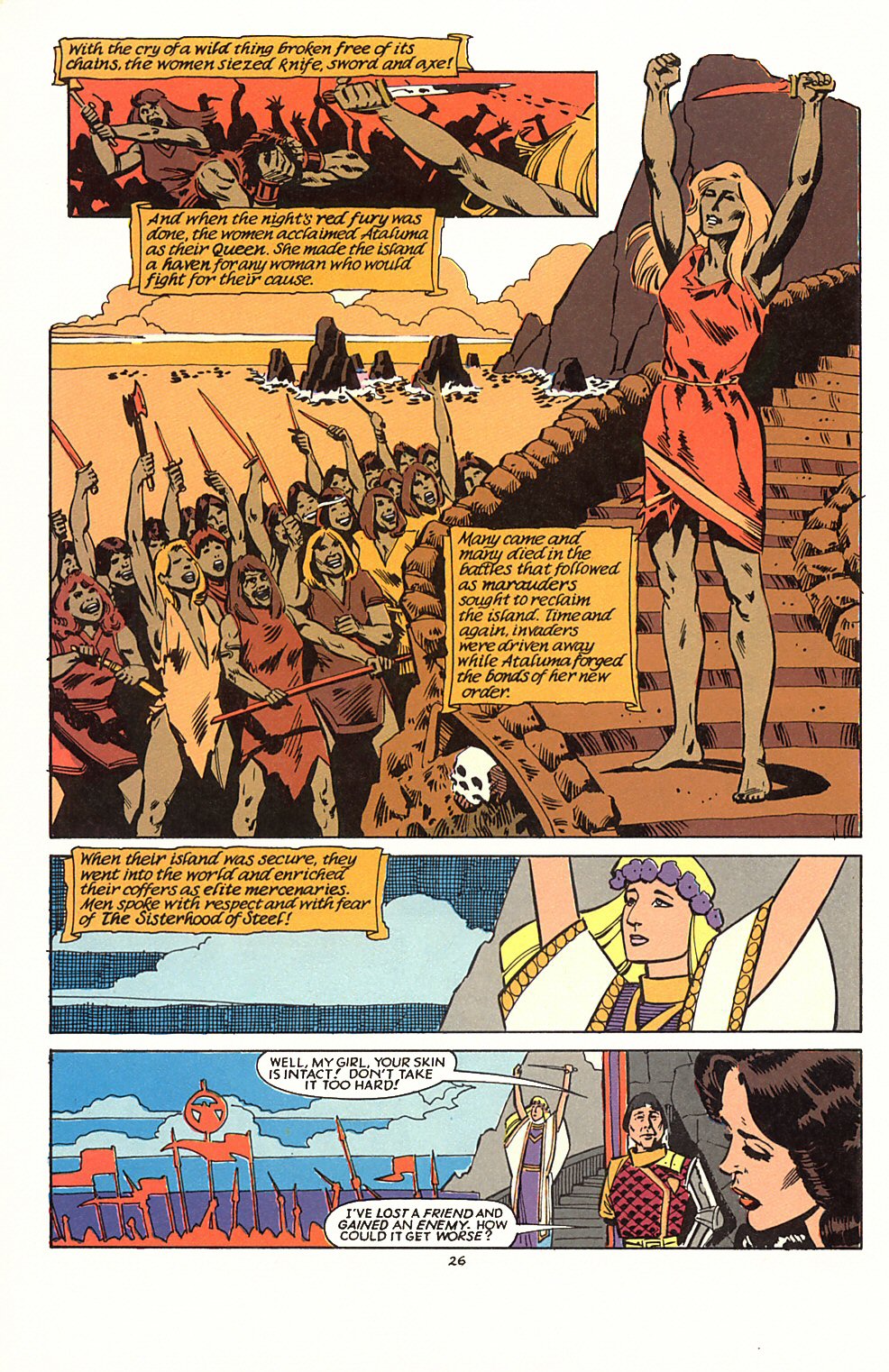 Read online Sisterhood of Steel comic -  Issue #1 - 28