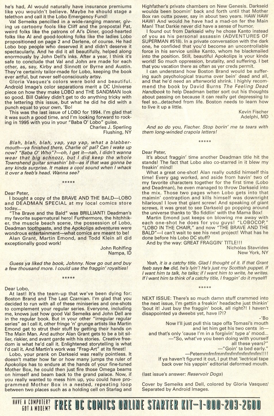 Read online Lobo (1993) comic -  Issue #16 - 27