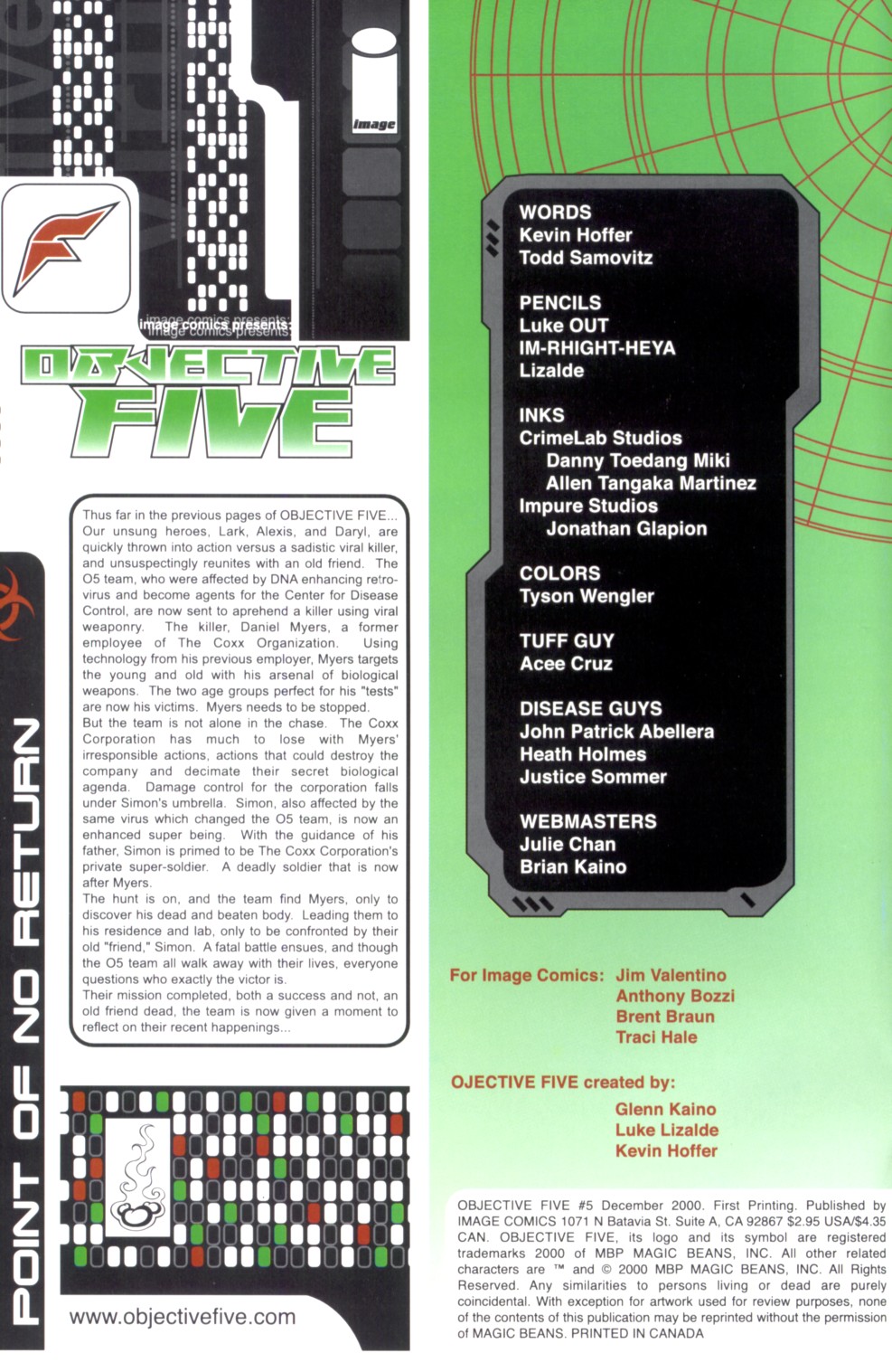 Read online Objective Five comic -  Issue #5 - 2