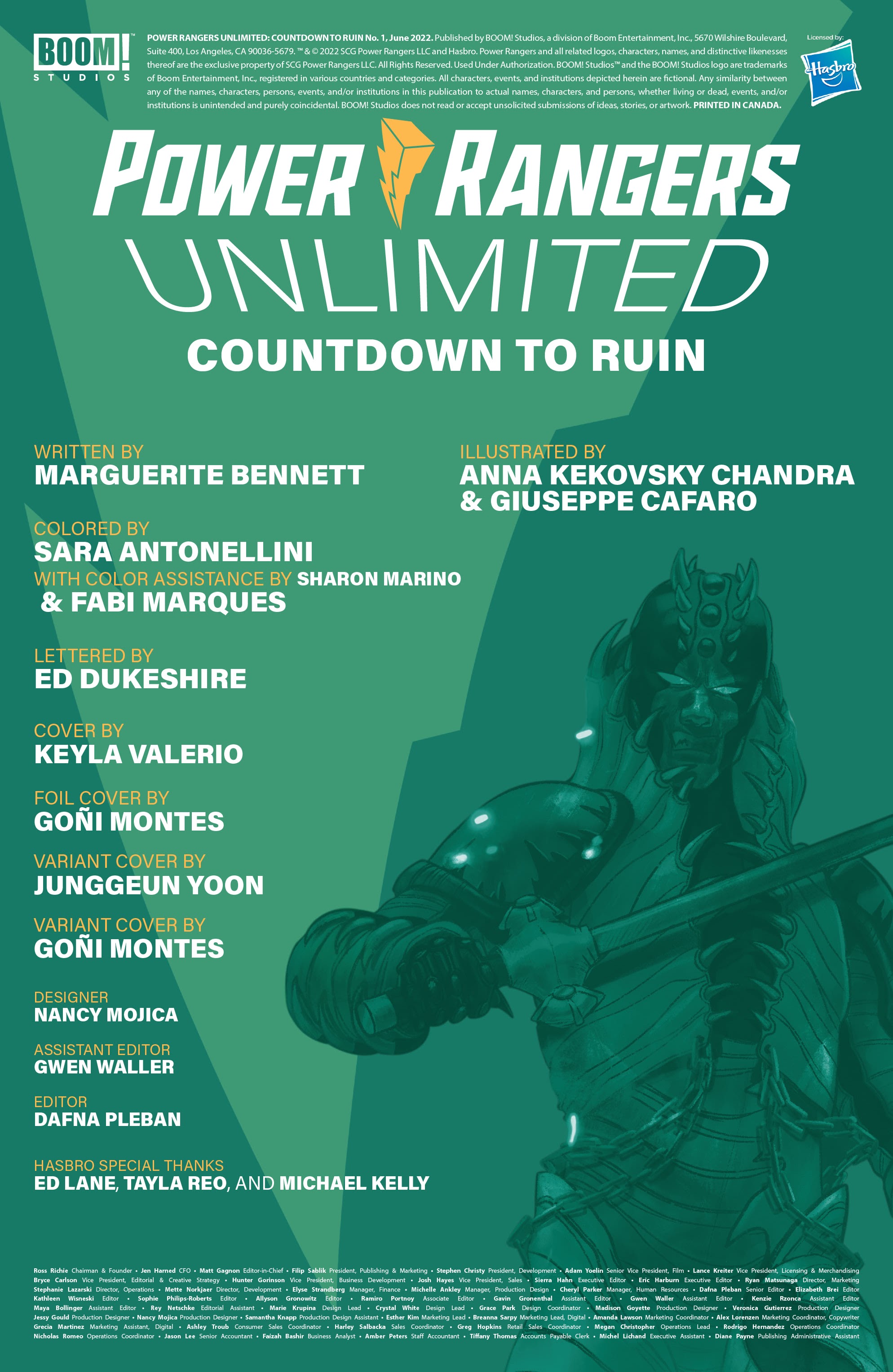 Read online Power Rangers Unlimited comic -  Issue # Countdown to Ruin - 2
