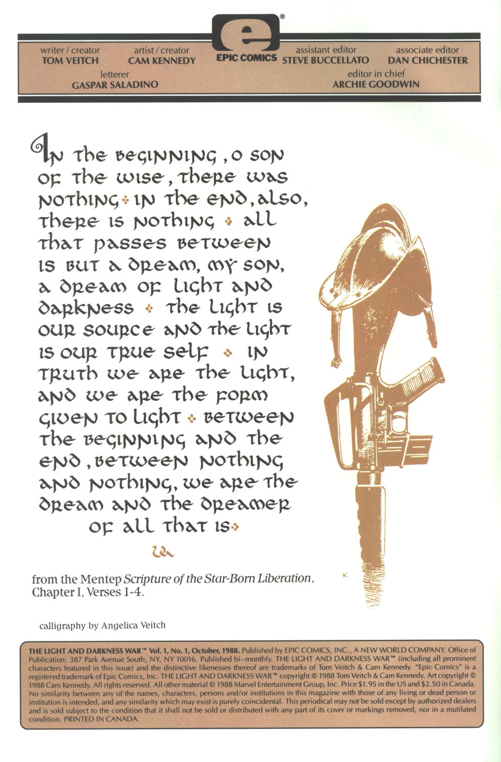 Read online The Light and Darkness War comic -  Issue #1 - 2