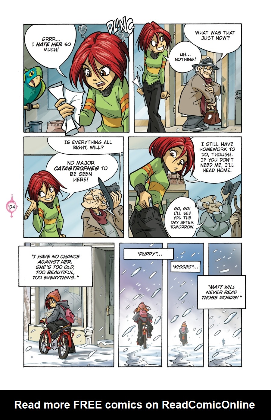 Read online W.i.t.c.h. Graphic Novels comic -  Issue # TPB 2 - 135