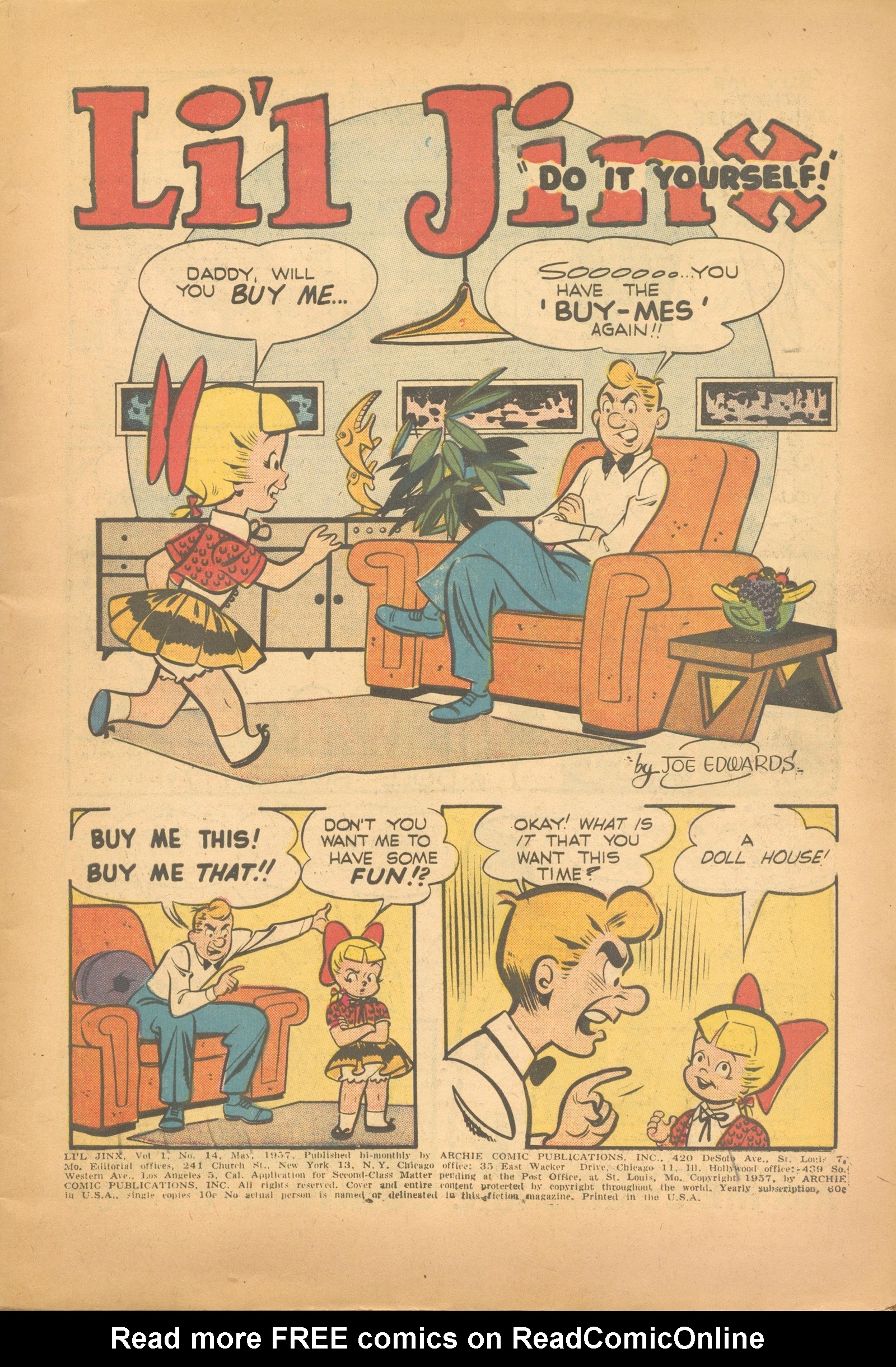 Read online Li'l Jinx (1956) comic -  Issue #14 - 3
