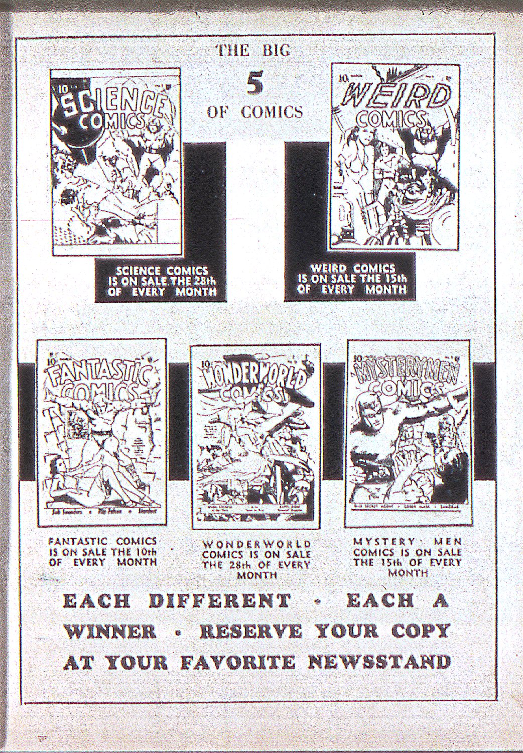 Read online Fantastic Comics comic -  Issue #5 - 66