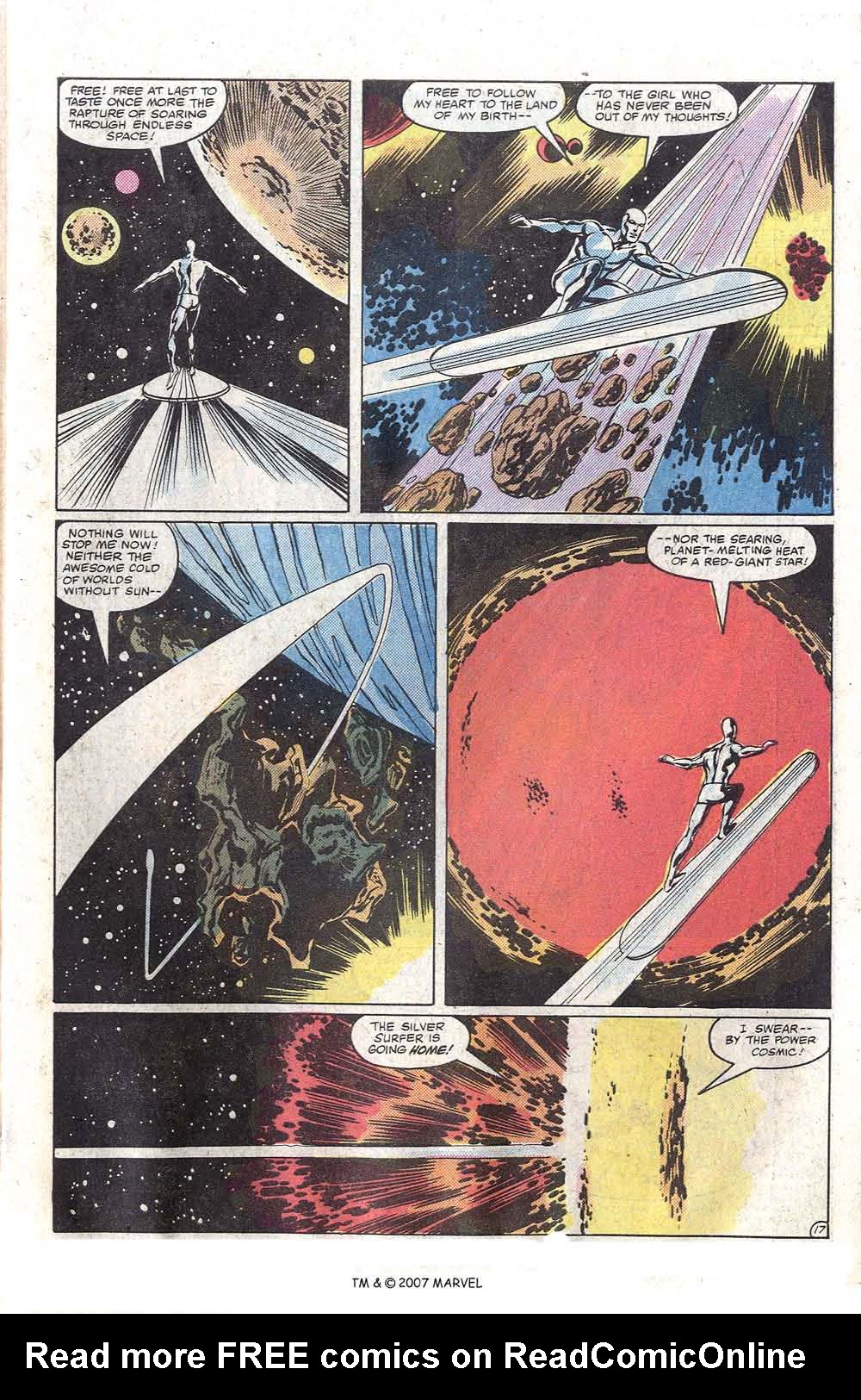 Read online Silver Surfer (1982) comic -  Issue # Full - 19