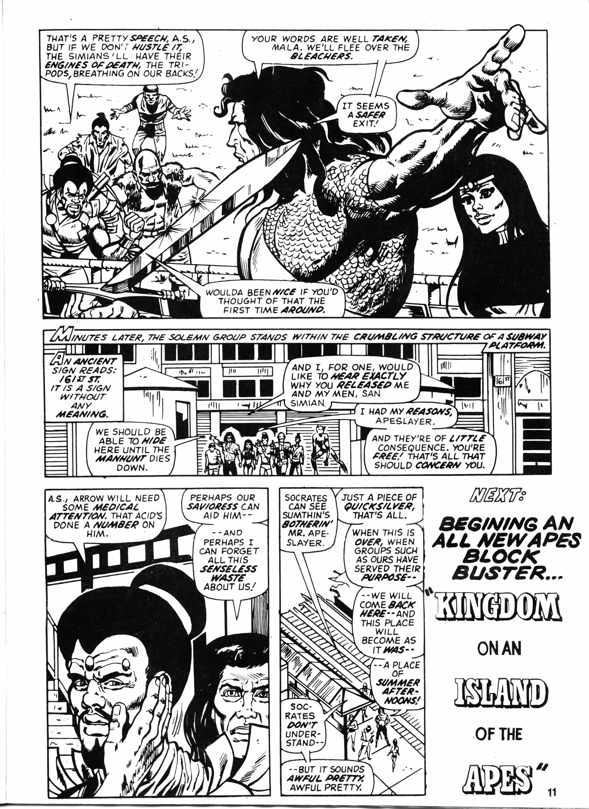 Read online Planet of the Apes (1974) comic -  Issue #30 - 11