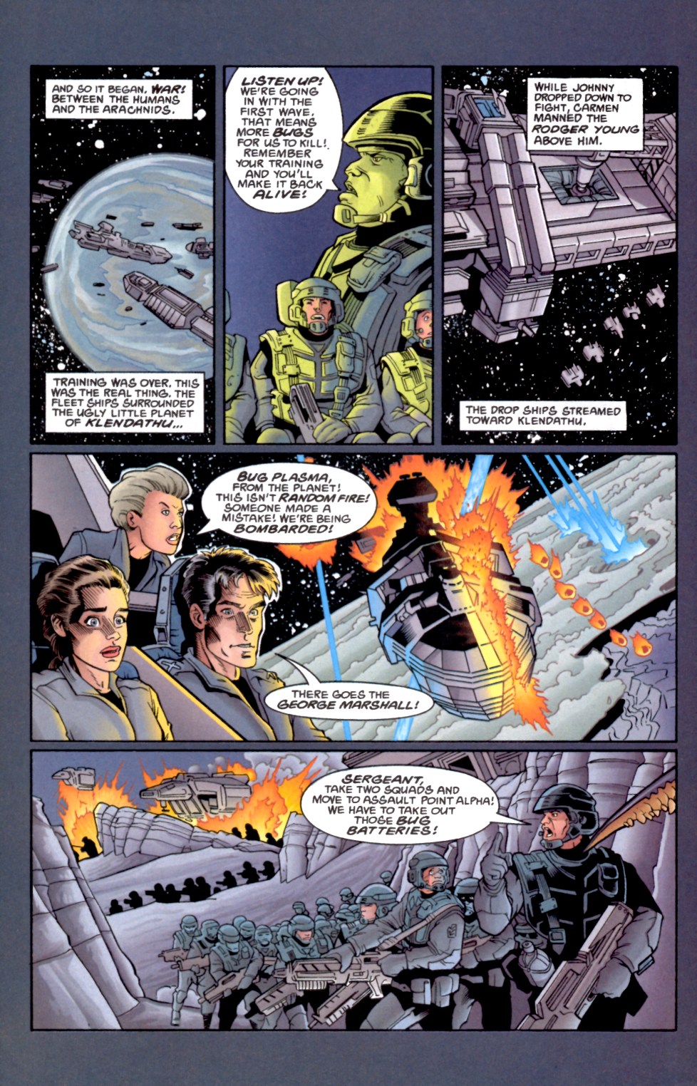 Read online Starship Troopers comic -  Issue #1 - 22