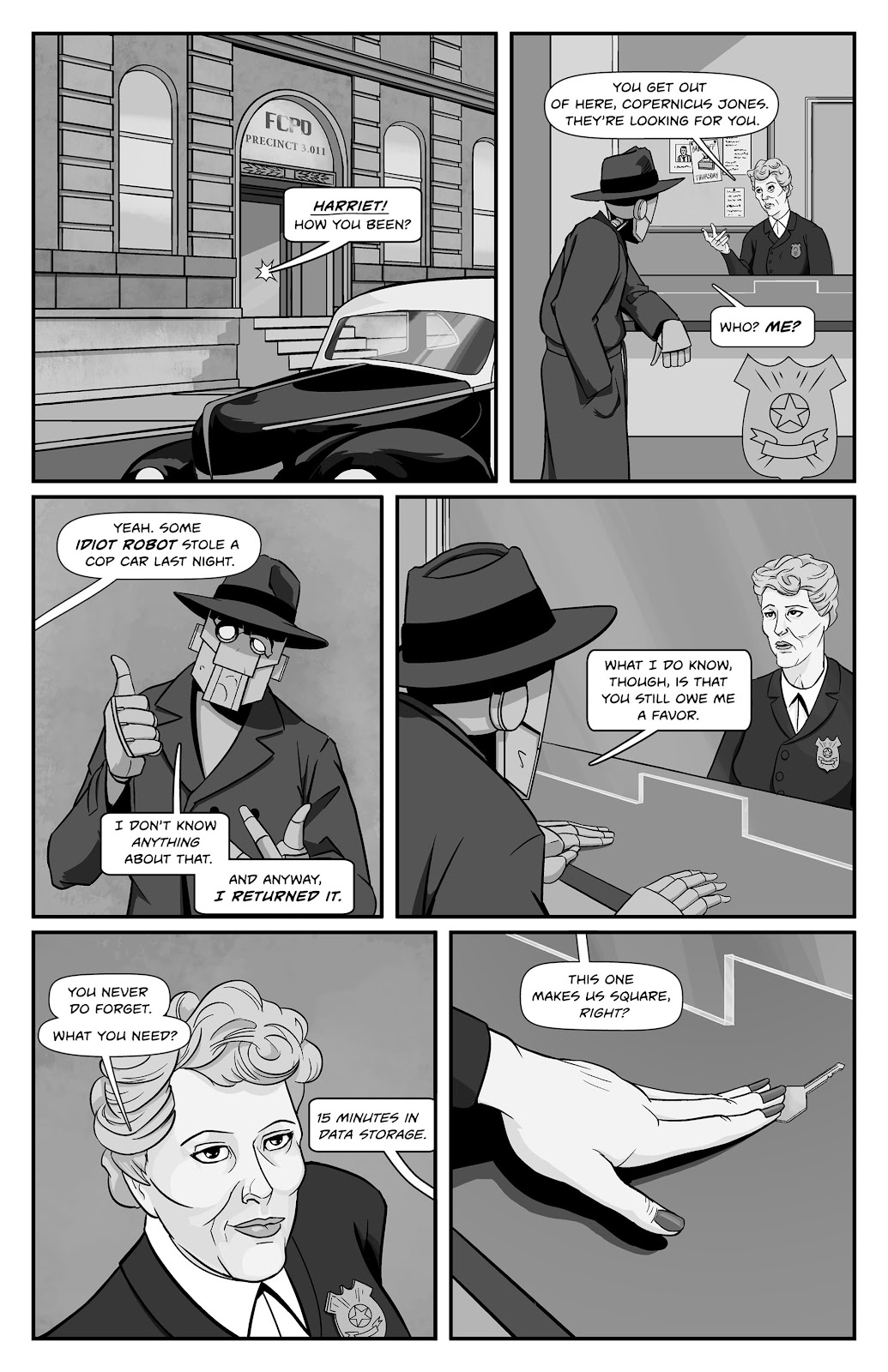 Copernicus Jones: Robot Detective issue 3 - Page 4