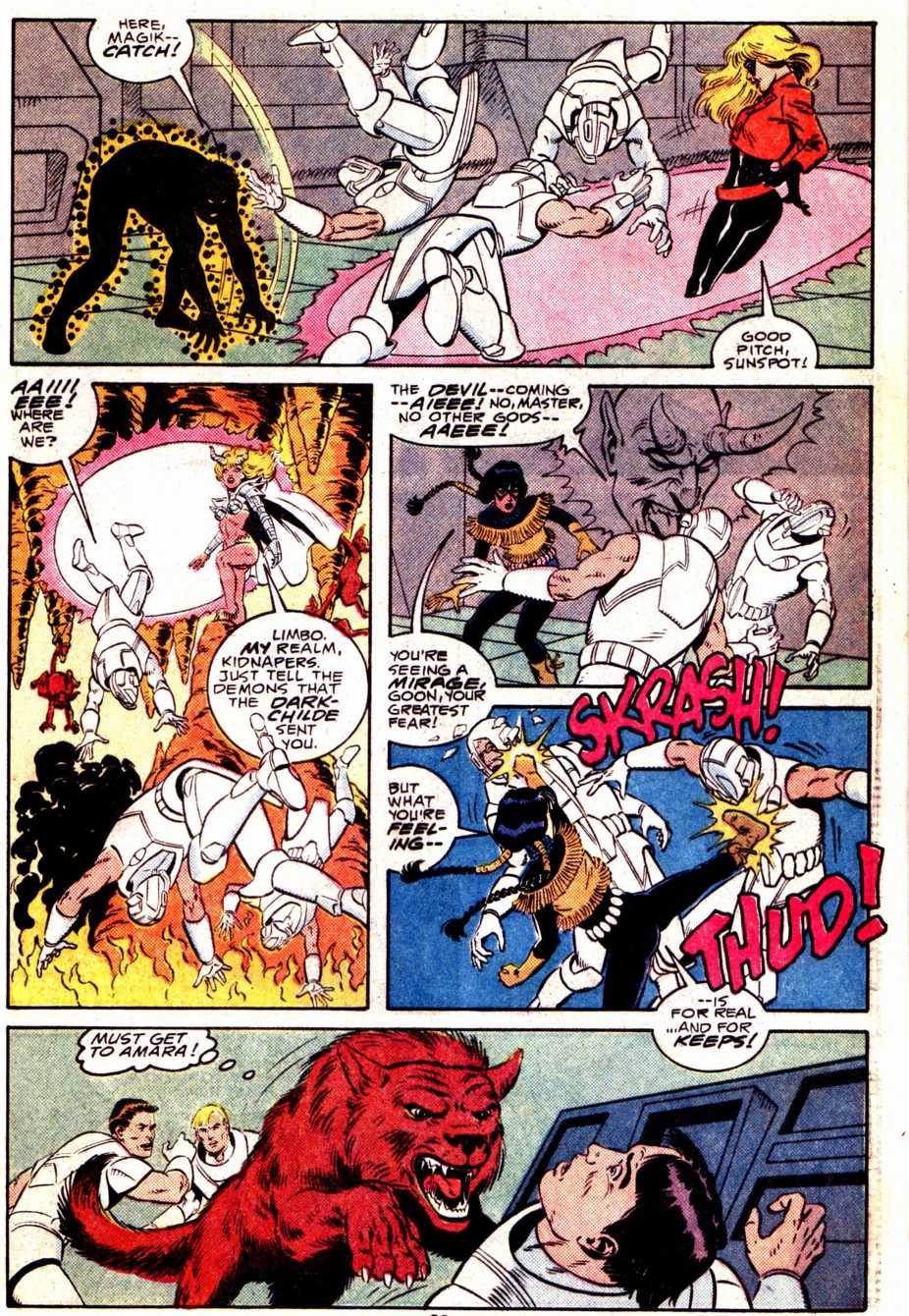 Read online The New Mutants comic -  Issue # _Annual 4 - 21