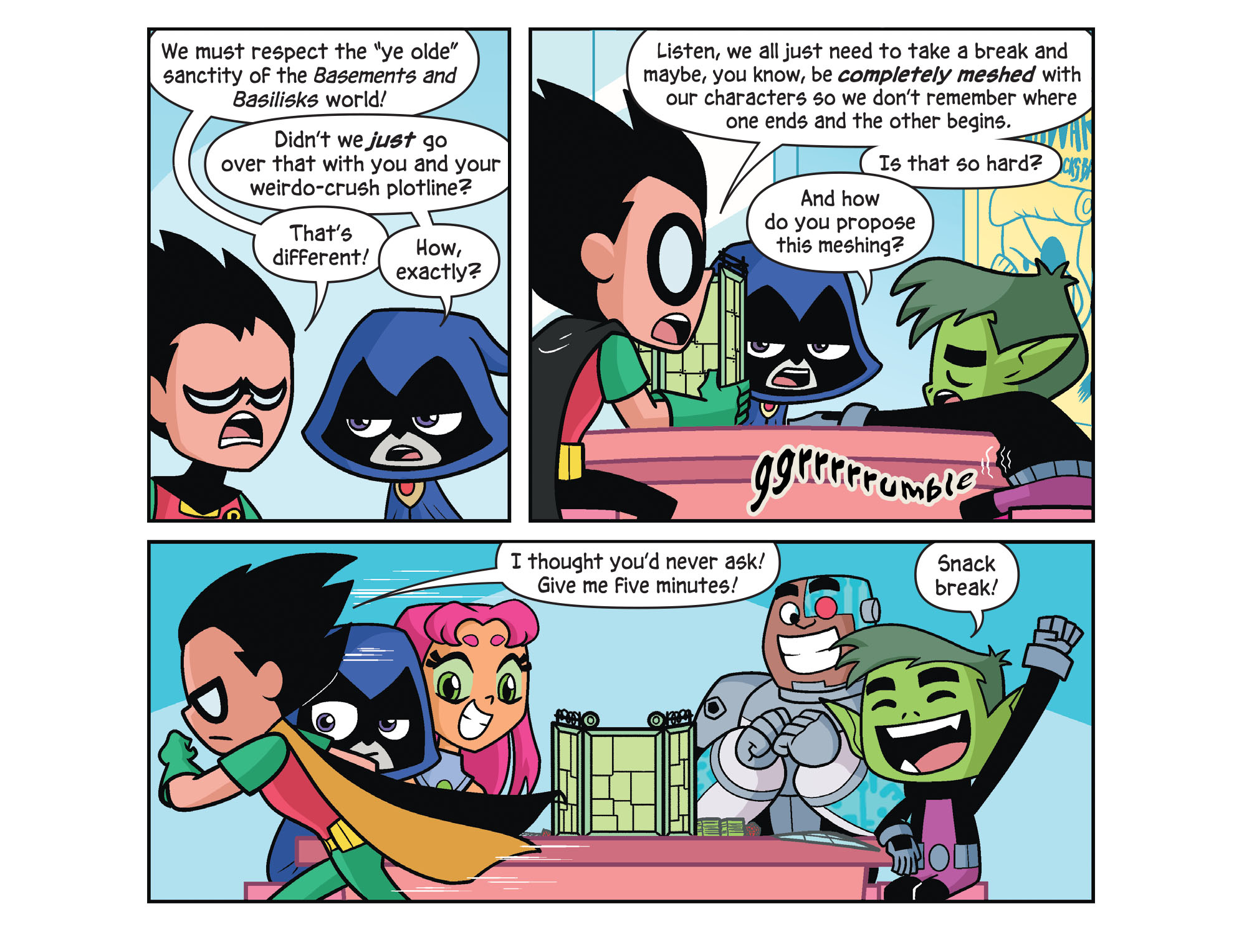 Read online Teen Titans Go! Roll With It! comic -  Issue #4 - 5