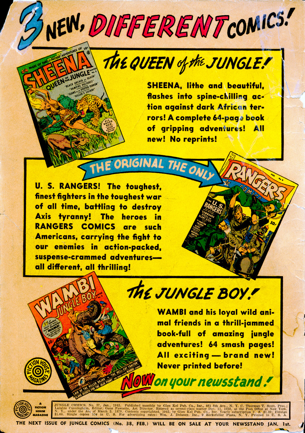 Read online Jungle Comics comic -  Issue #37 - 2