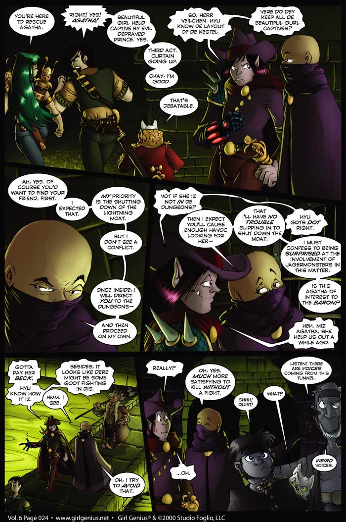 Read online Girl Genius (2002) comic -  Issue #6 - 25