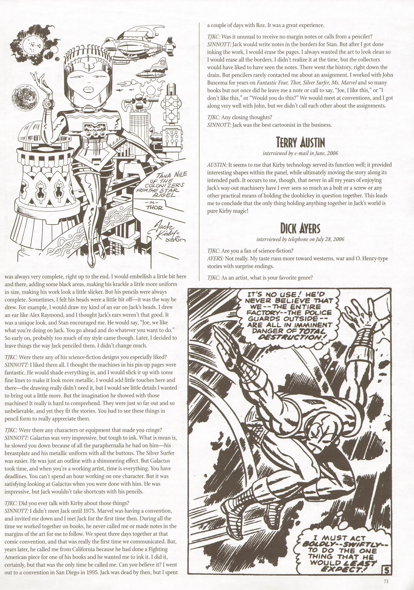 Read online The Jack Kirby Collector comic -  Issue #48 - 71