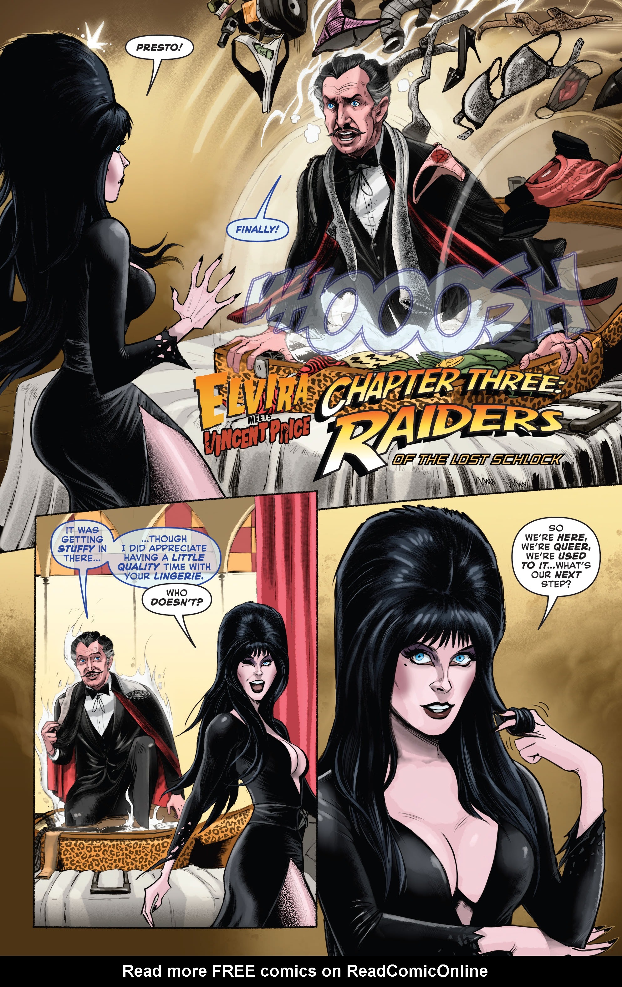 Read online Elvira Meets Vincent Price comic -  Issue #3 - 7