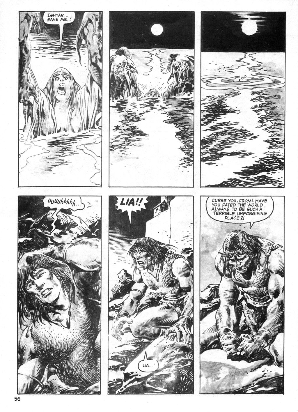 Read online The Savage Sword Of Conan comic -  Issue #96 - 56