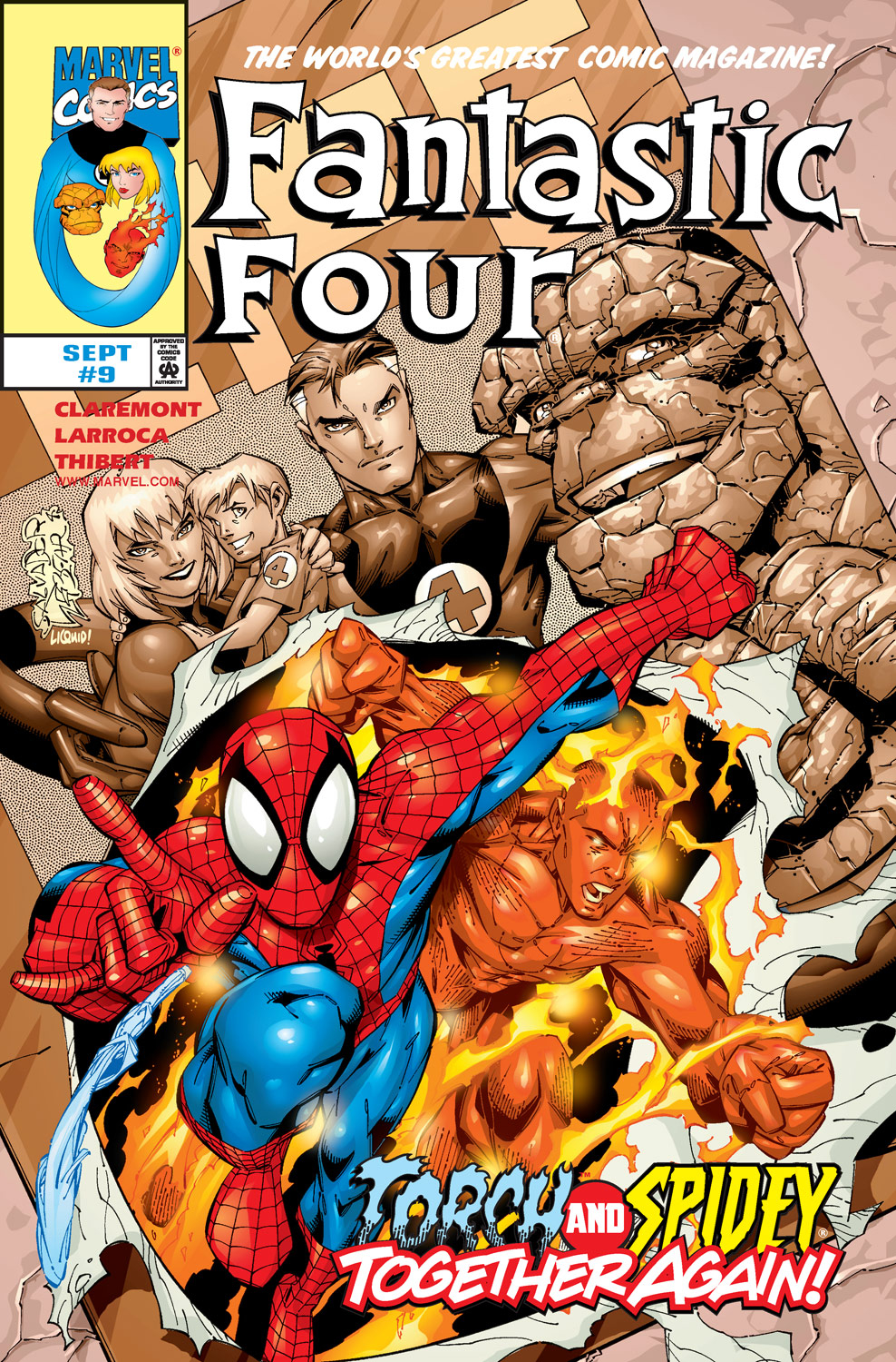 Read online Fantastic Four (1998) comic -  Issue #9 - 1
