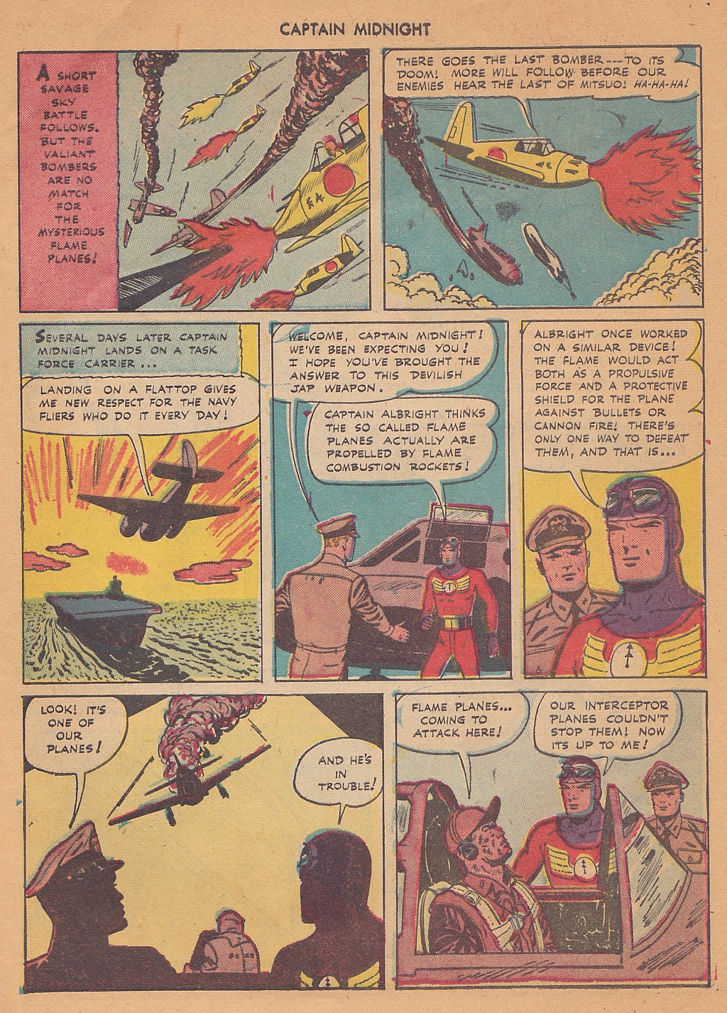 Read online Captain Midnight (1942) comic -  Issue #37 - 29