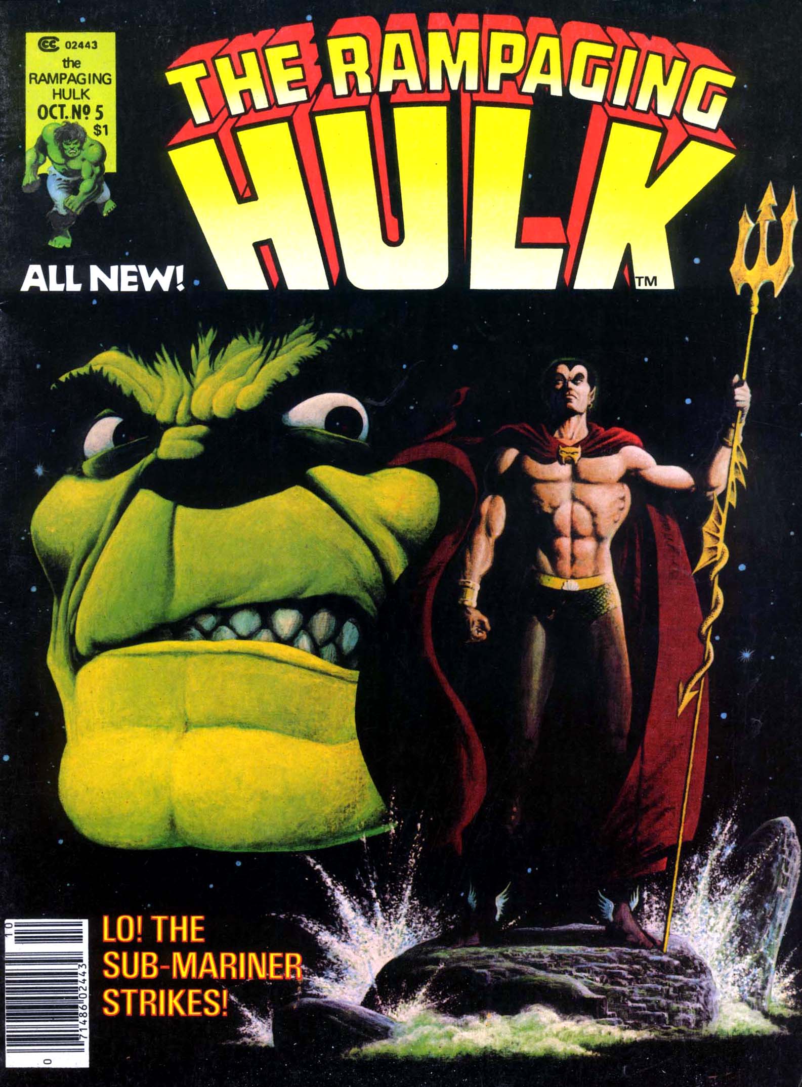 Read online The Rampaging Hulk comic -  Issue #5 - 1