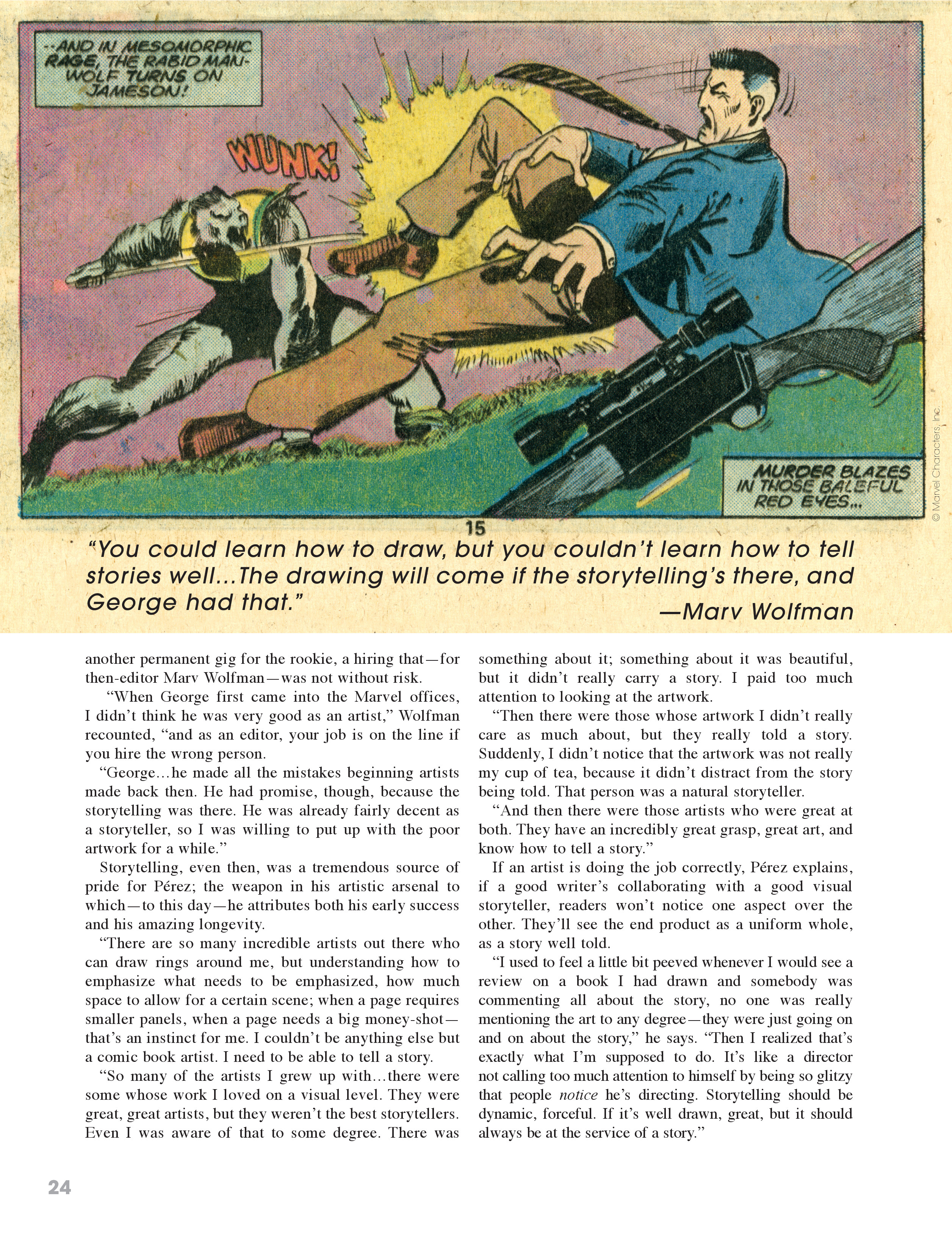Read online George Perez Storyteller comic -  Issue # TPB 2 (Part 1) - 24