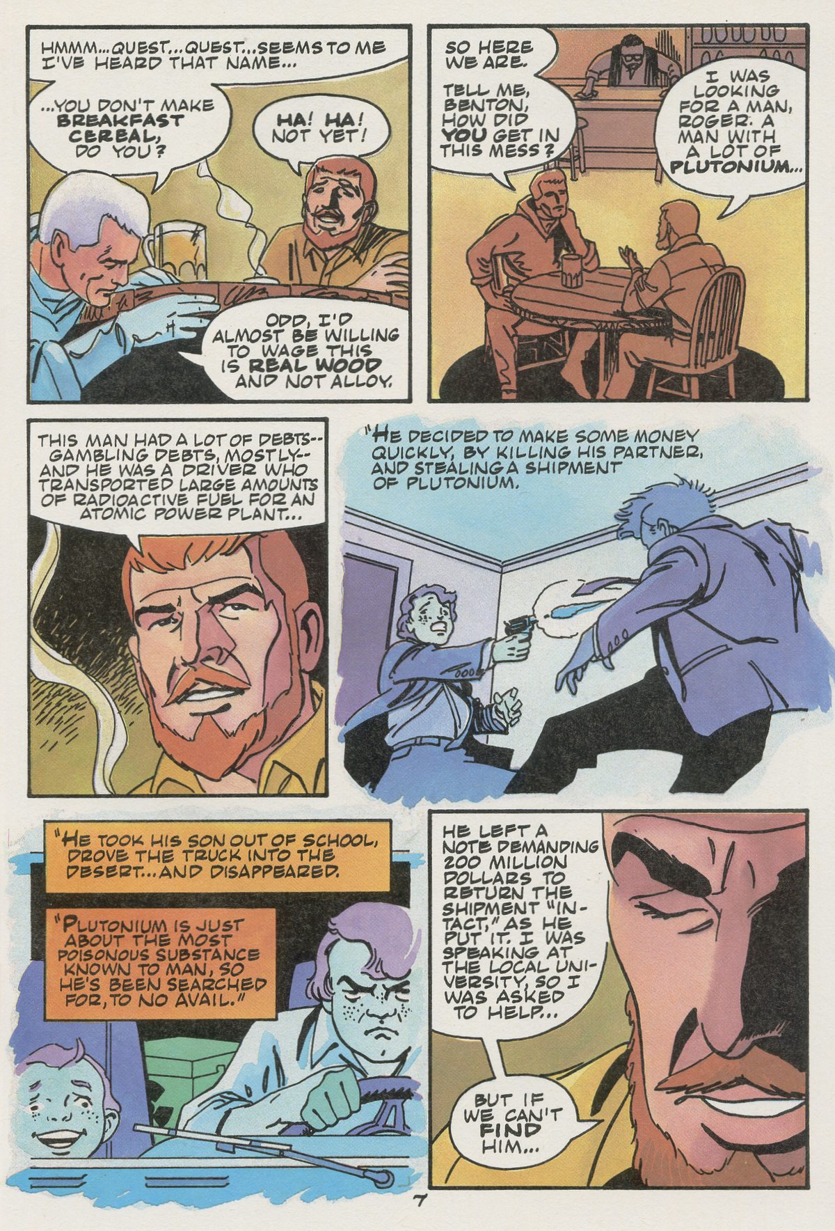 Read online Jonny Quest comic -  Issue #20 - 9