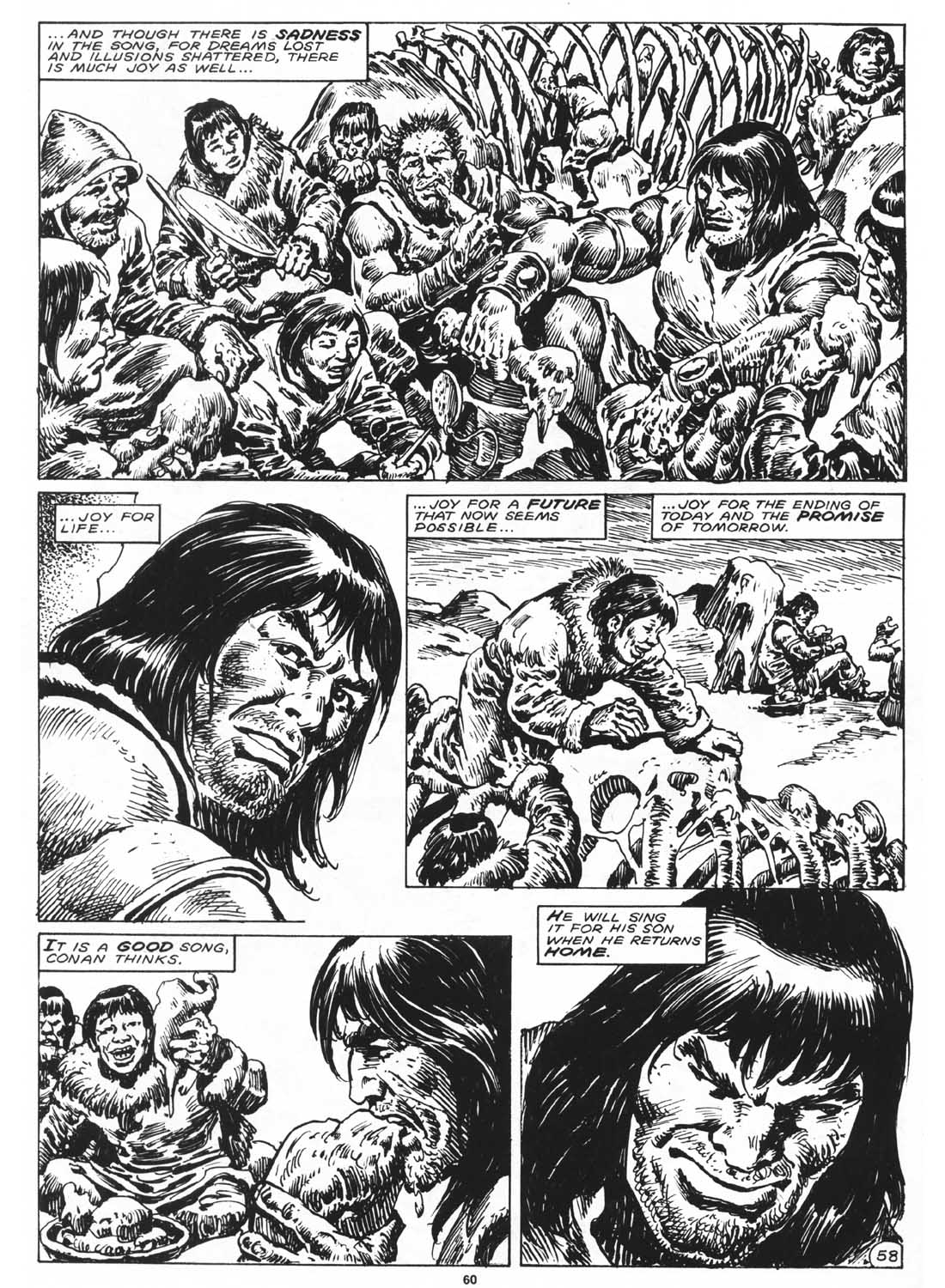 Read online The Savage Sword Of Conan comic -  Issue #168 - 60