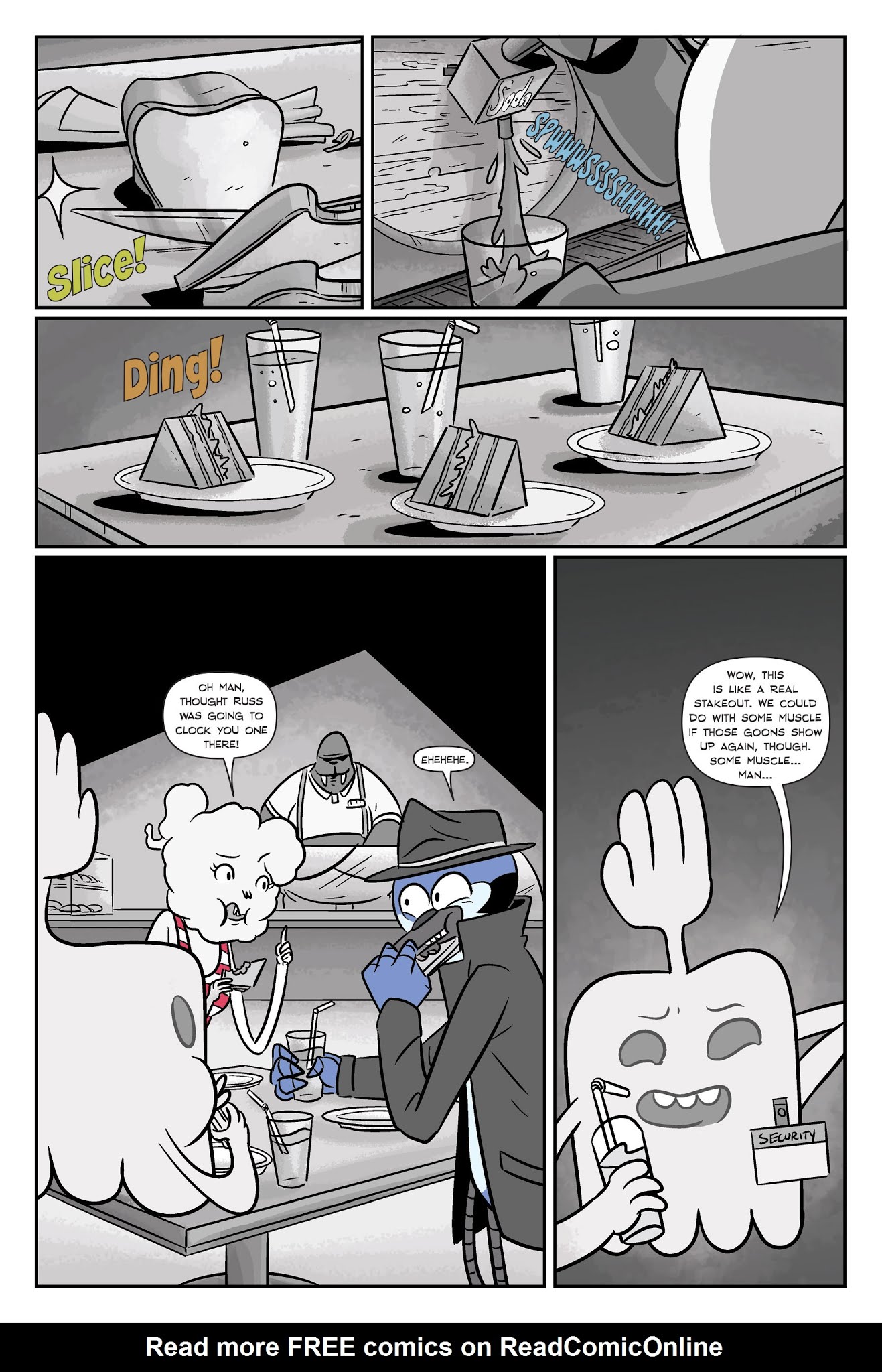 Read online Regular Show: Noir Means Noir, Buddy comic -  Issue # TPB (Part 1) - 61