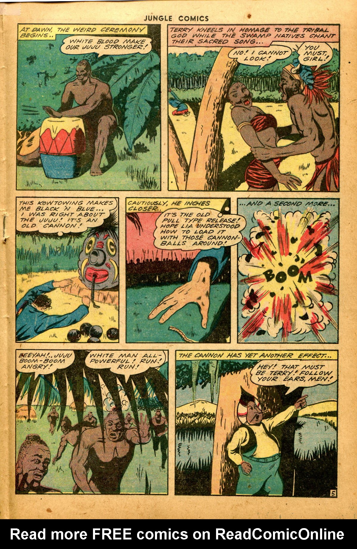 Read online Jungle Comics comic -  Issue #57 - 31