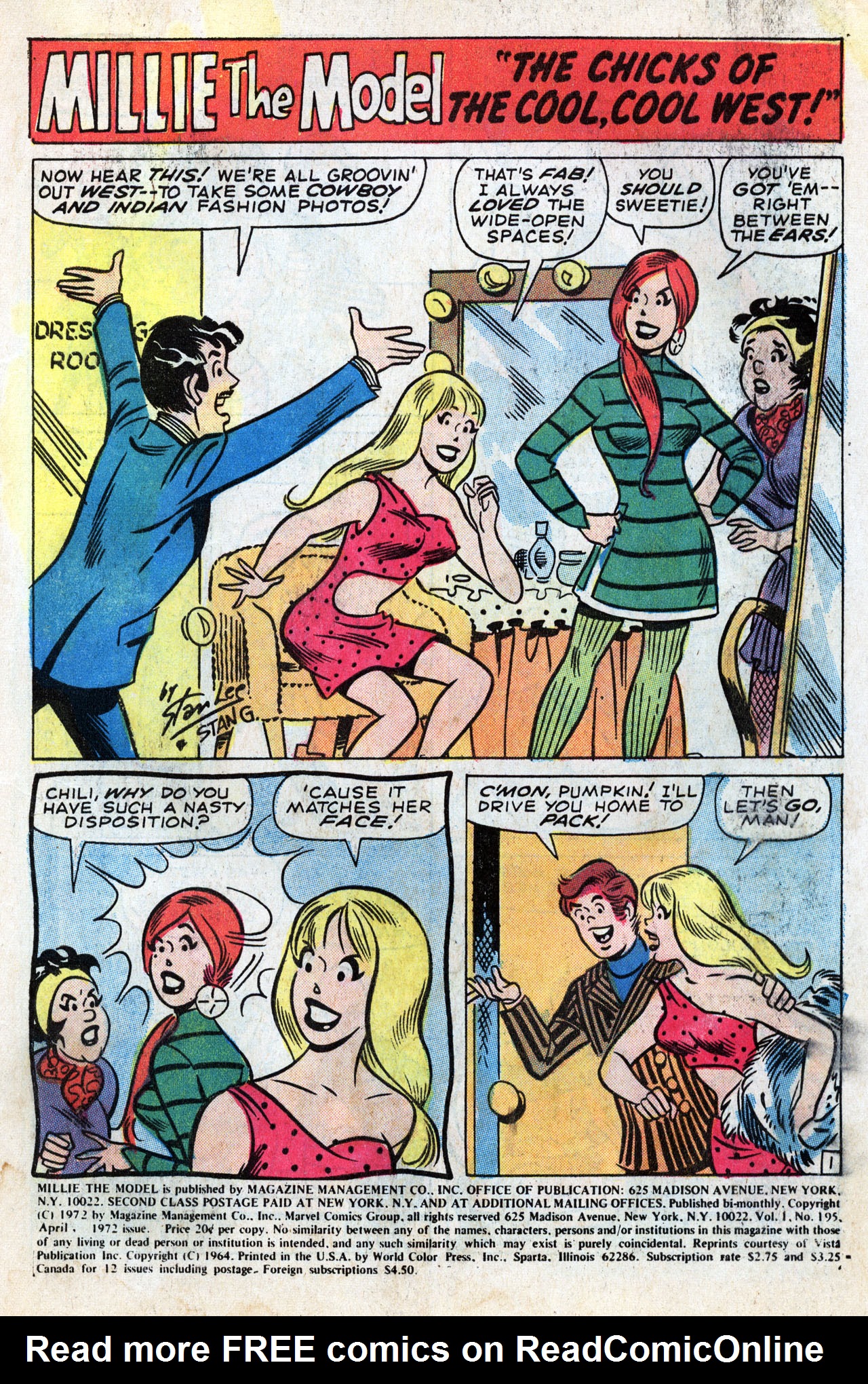 Read online Millie the Model comic -  Issue #195 - 3