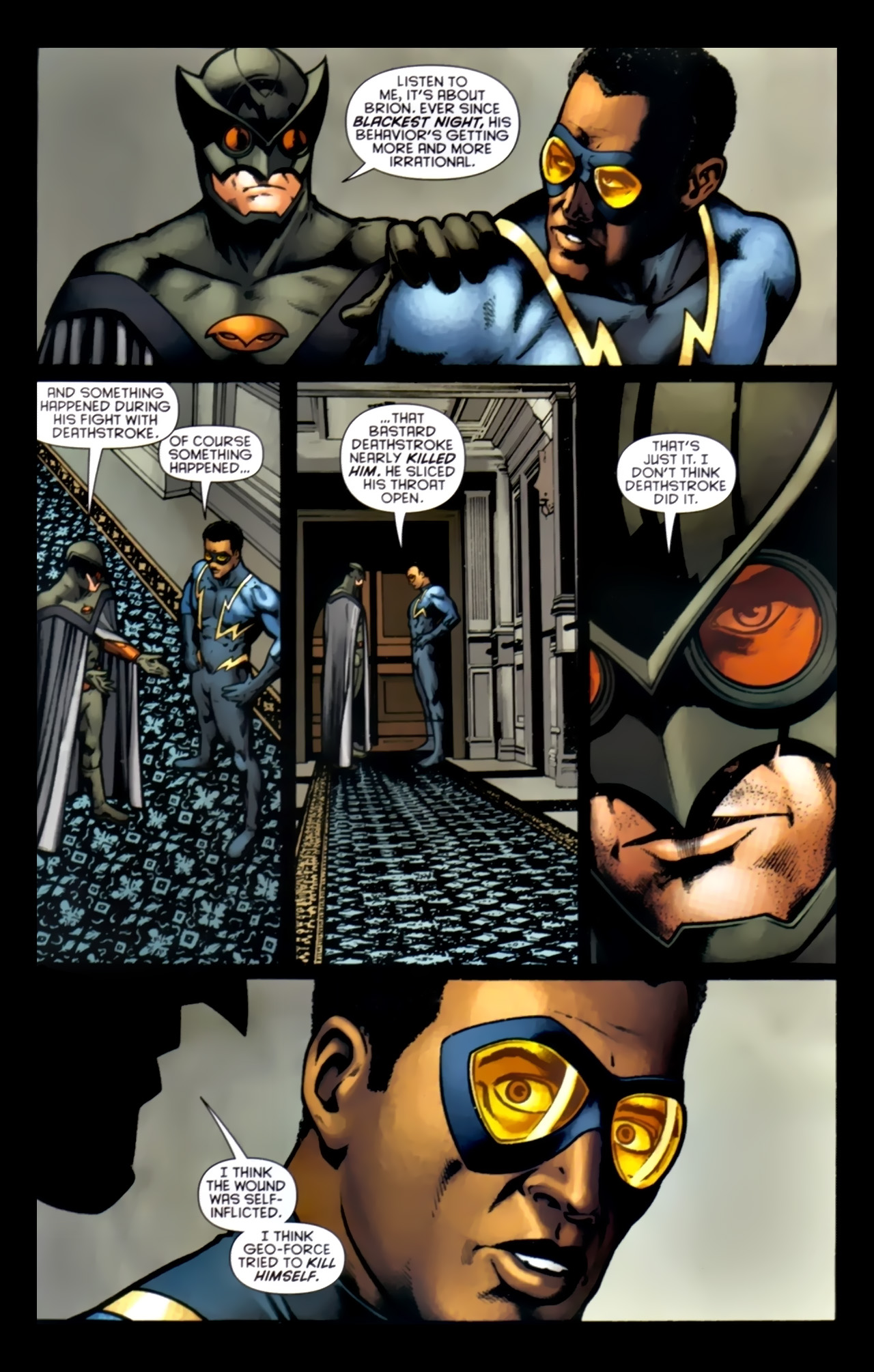 Read online The Outsiders (2009) comic -  Issue #27 - 15