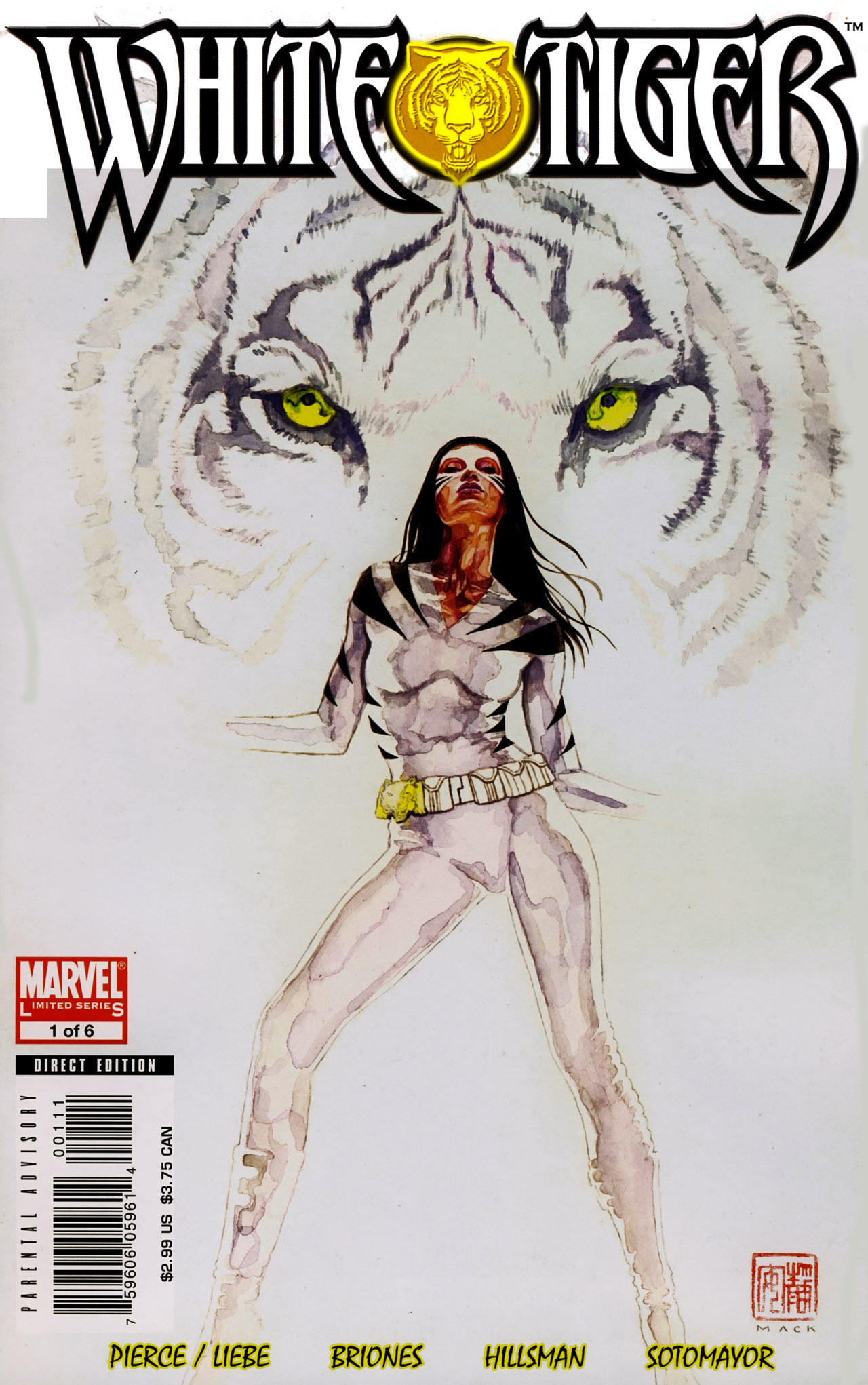 Read online White Tiger comic -  Issue #1 - 1