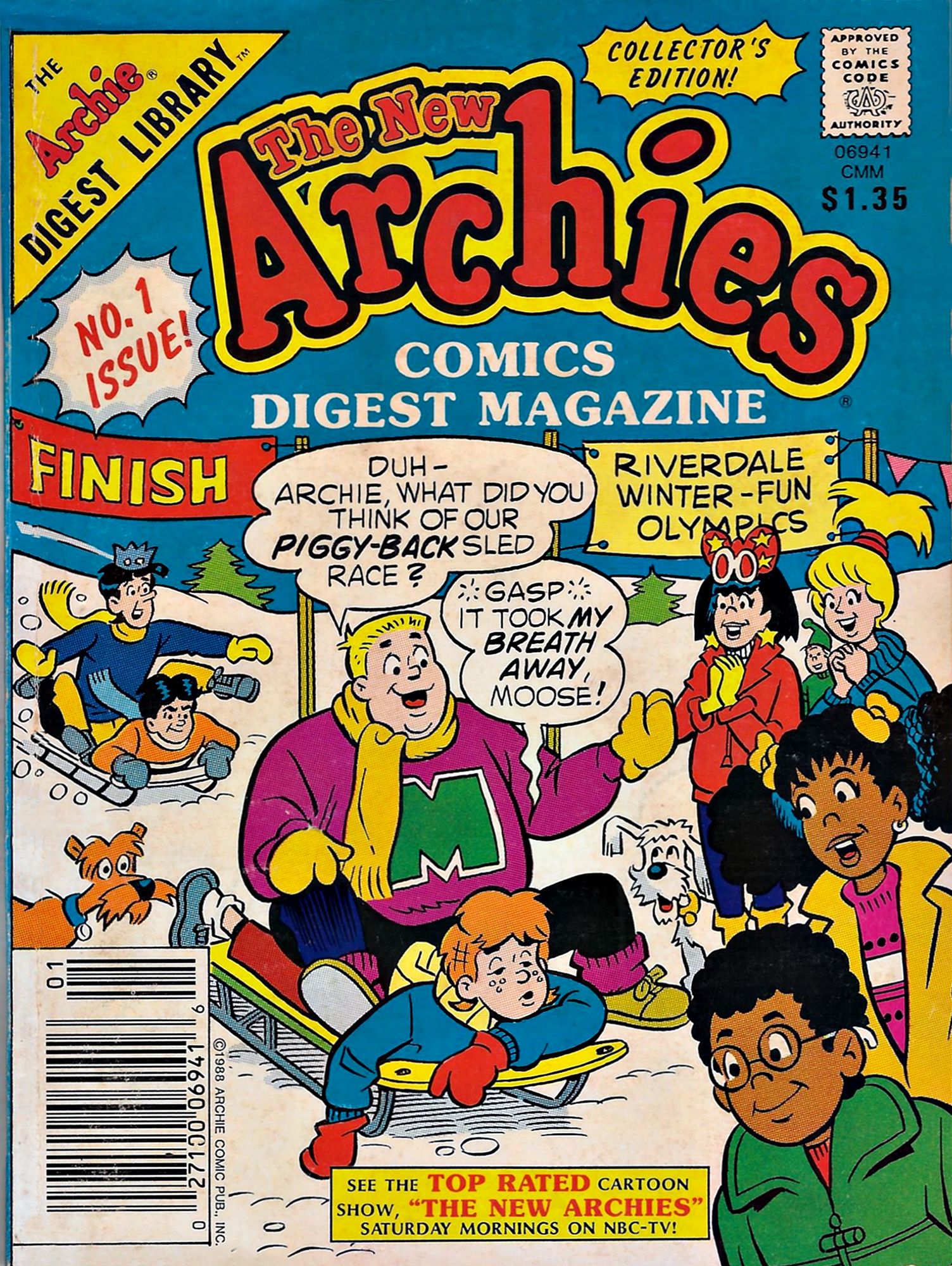 Read online The New Archies Comics Digest Magazine comic -  Issue #1 - 1