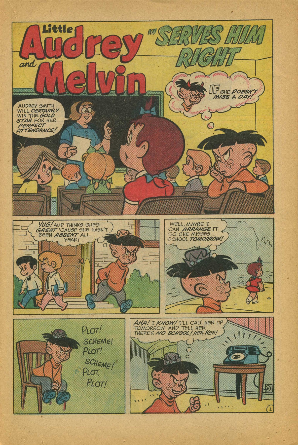 Read online Little Audrey And Melvin comic -  Issue #25 - 21