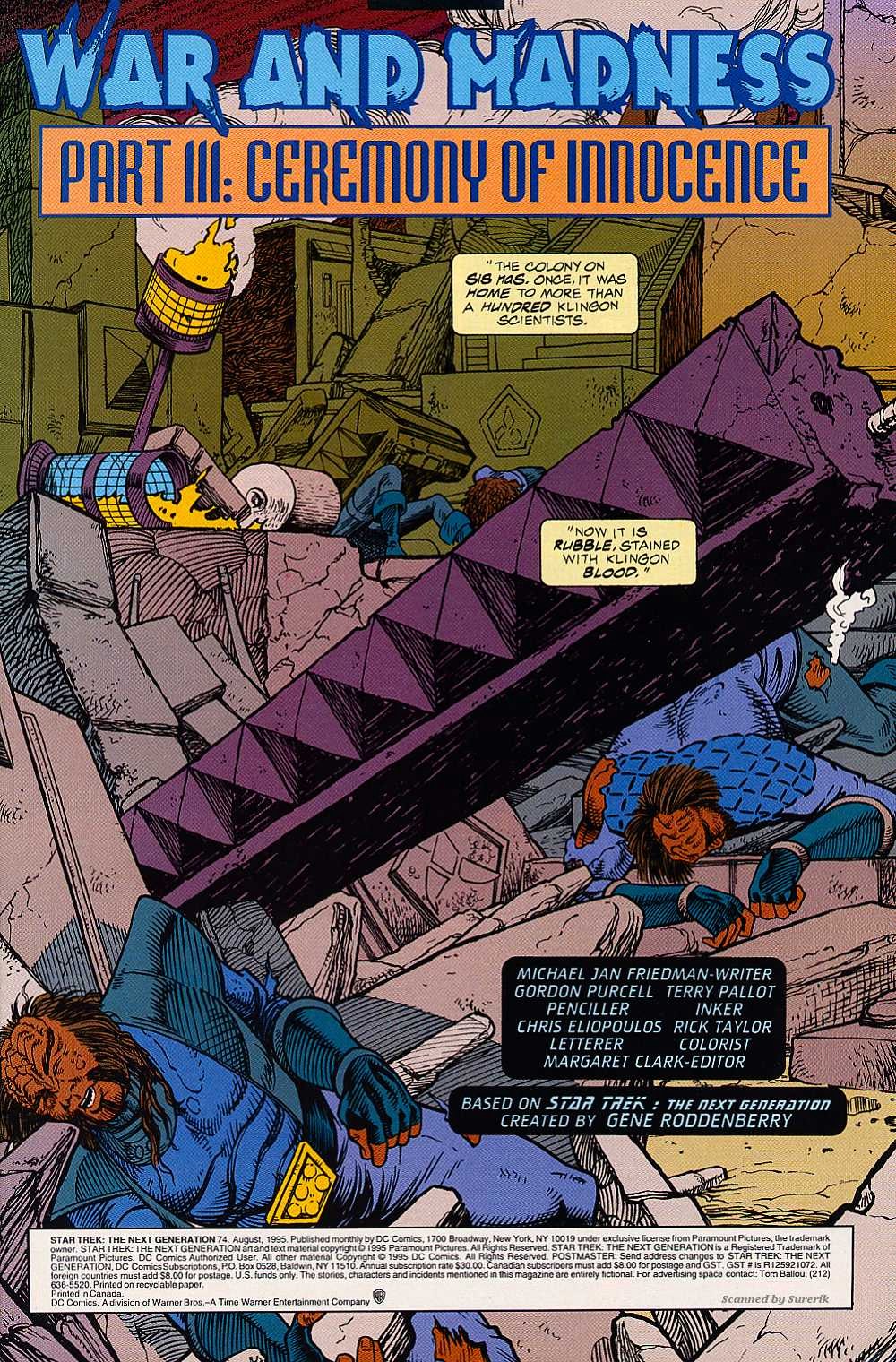 Read online Star Trek: The Next Generation (1989) comic -  Issue #74 - 2