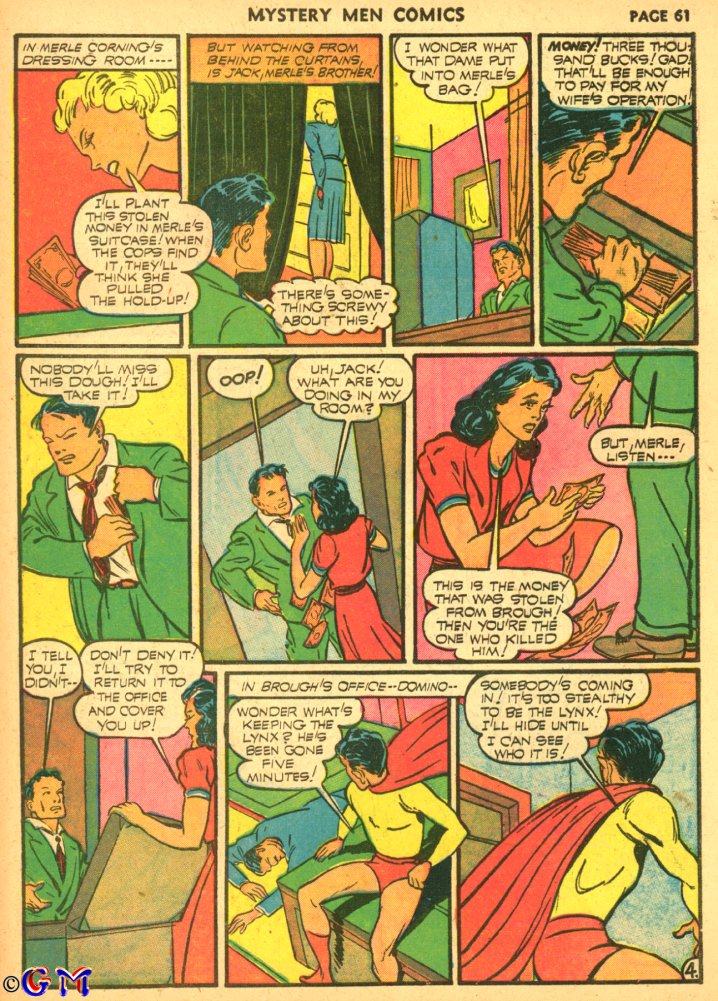 Read online Mystery Men Comics comic -  Issue #25 - 62