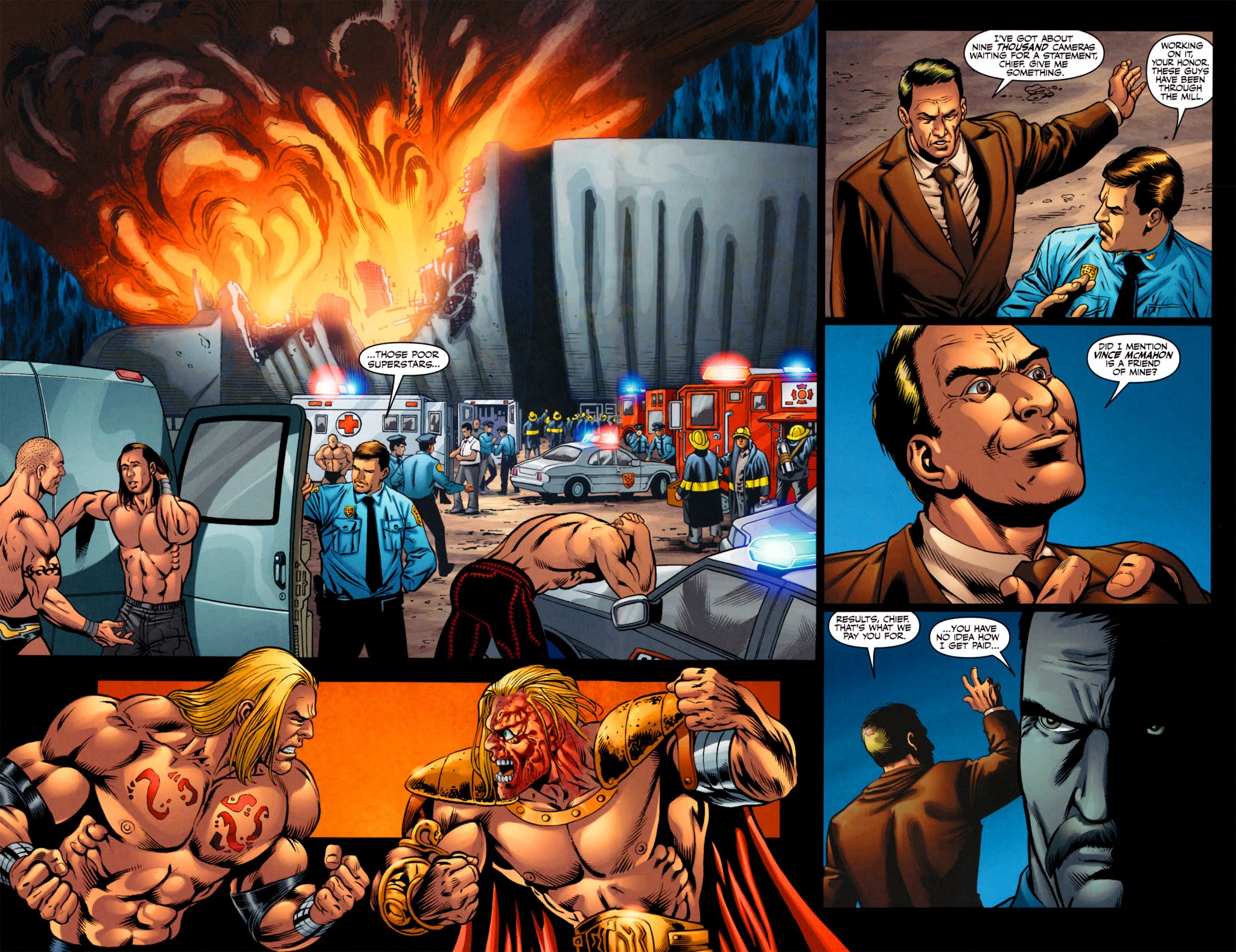 Read online WWE Heroes comic -  Issue #6 - 6