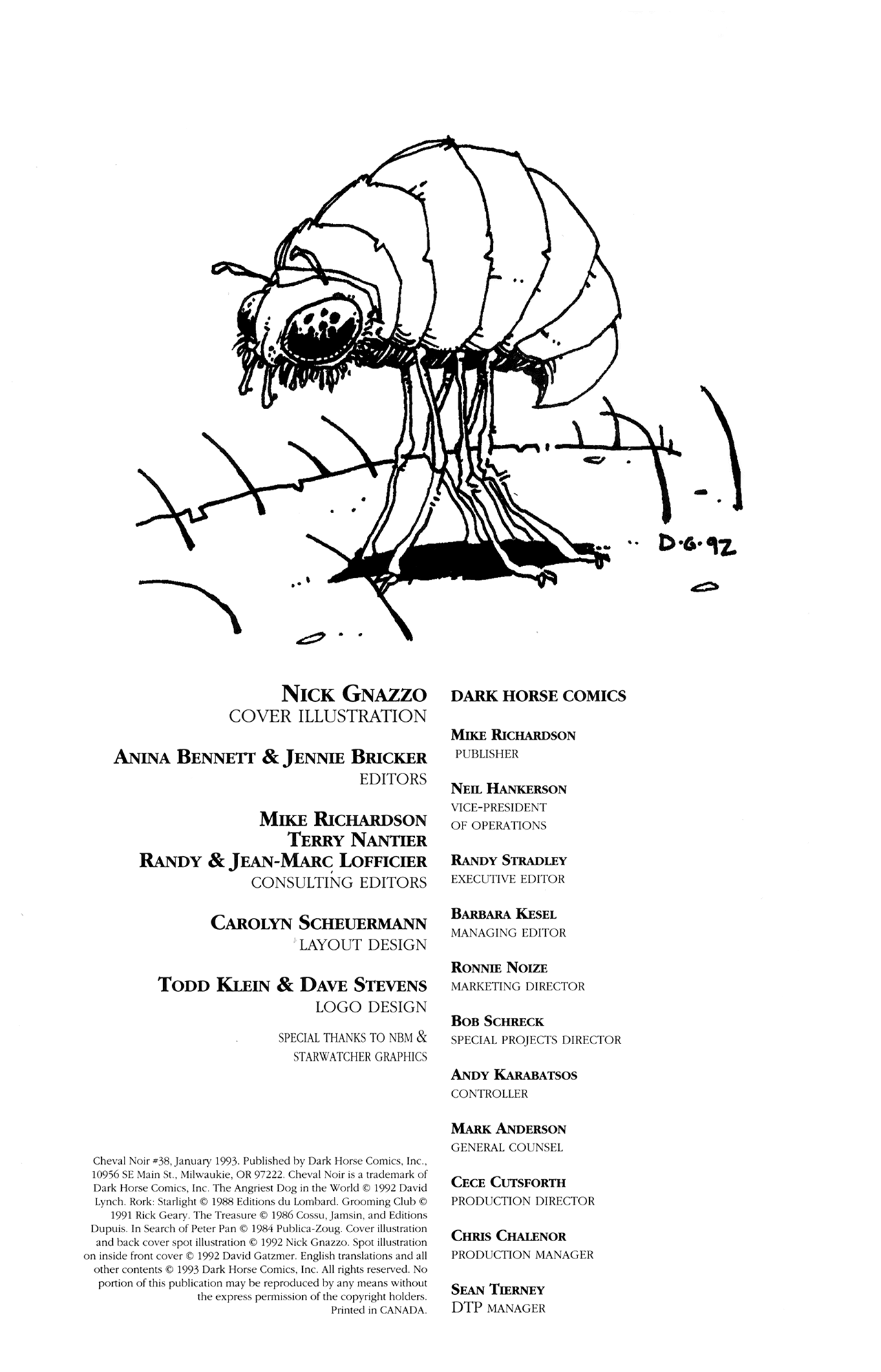 Read online Cheval Noir comic -  Issue #38 - 2