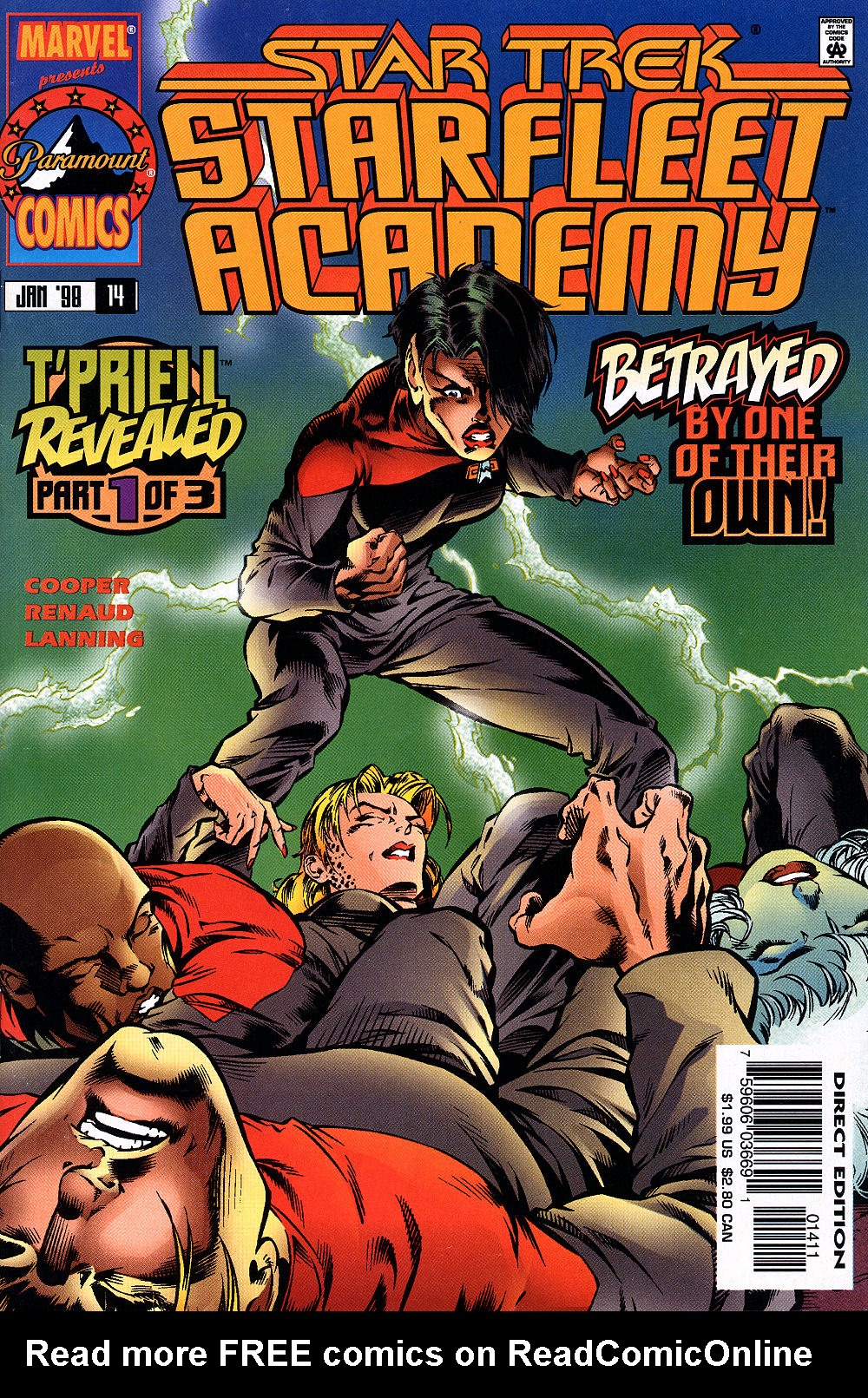 Read online Star Trek: Starfleet Academy (1996) comic -  Issue #14 - 1