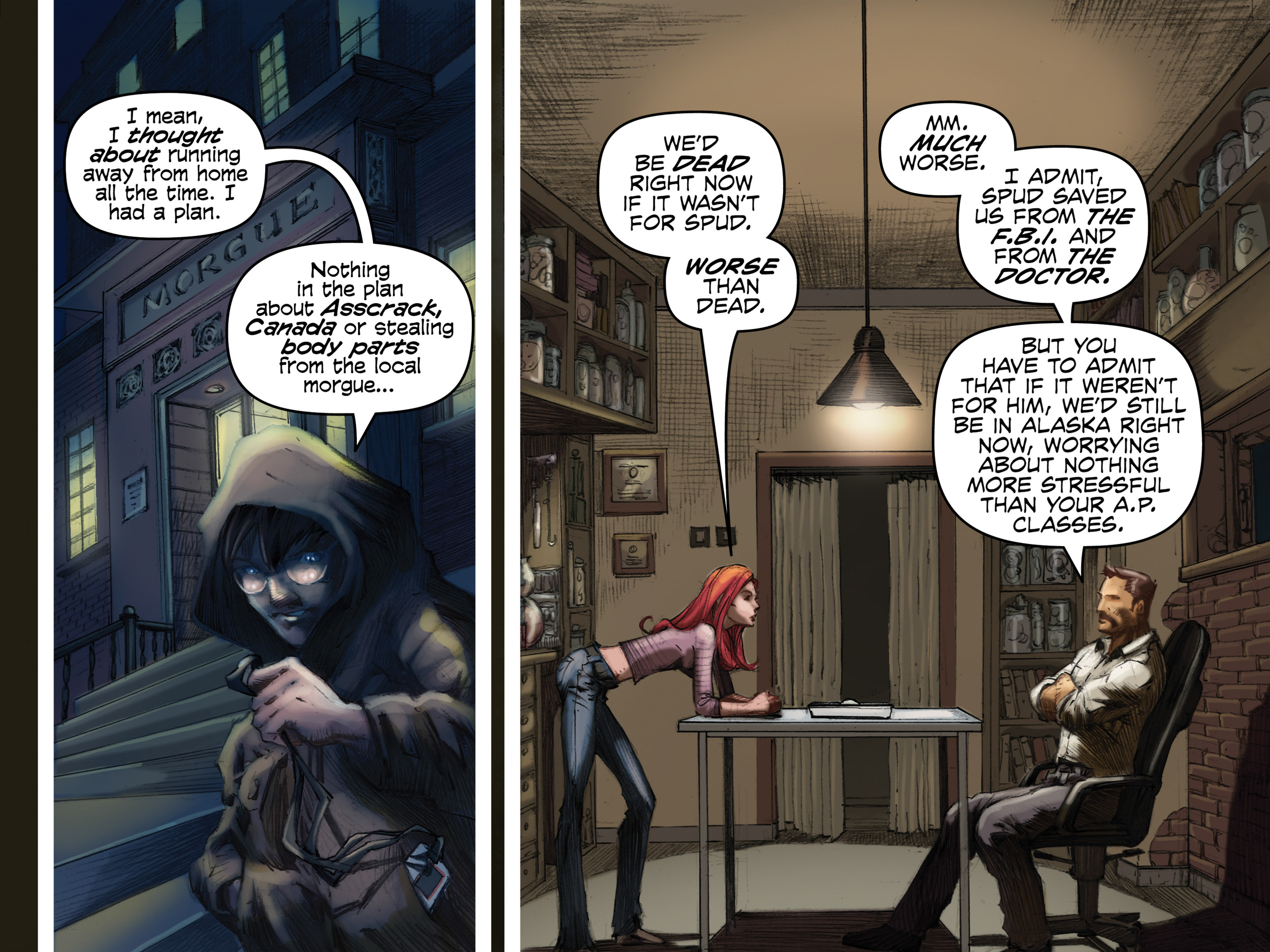 Read online Over My Dead Body (2014) comic -  Issue # Full - 5